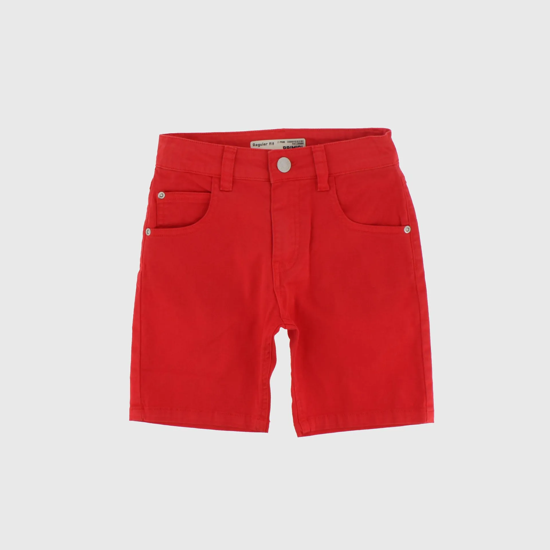 Bermuda in gabardina da Bambino, ROSSO