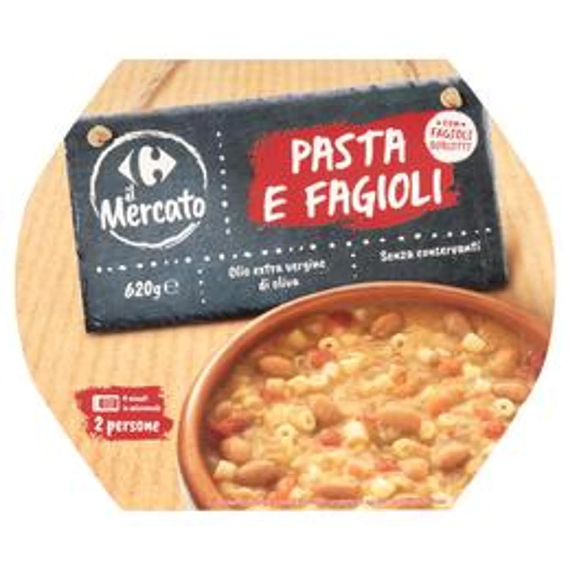 Carrefour il Mercato Pasta e Fagioli 620 g