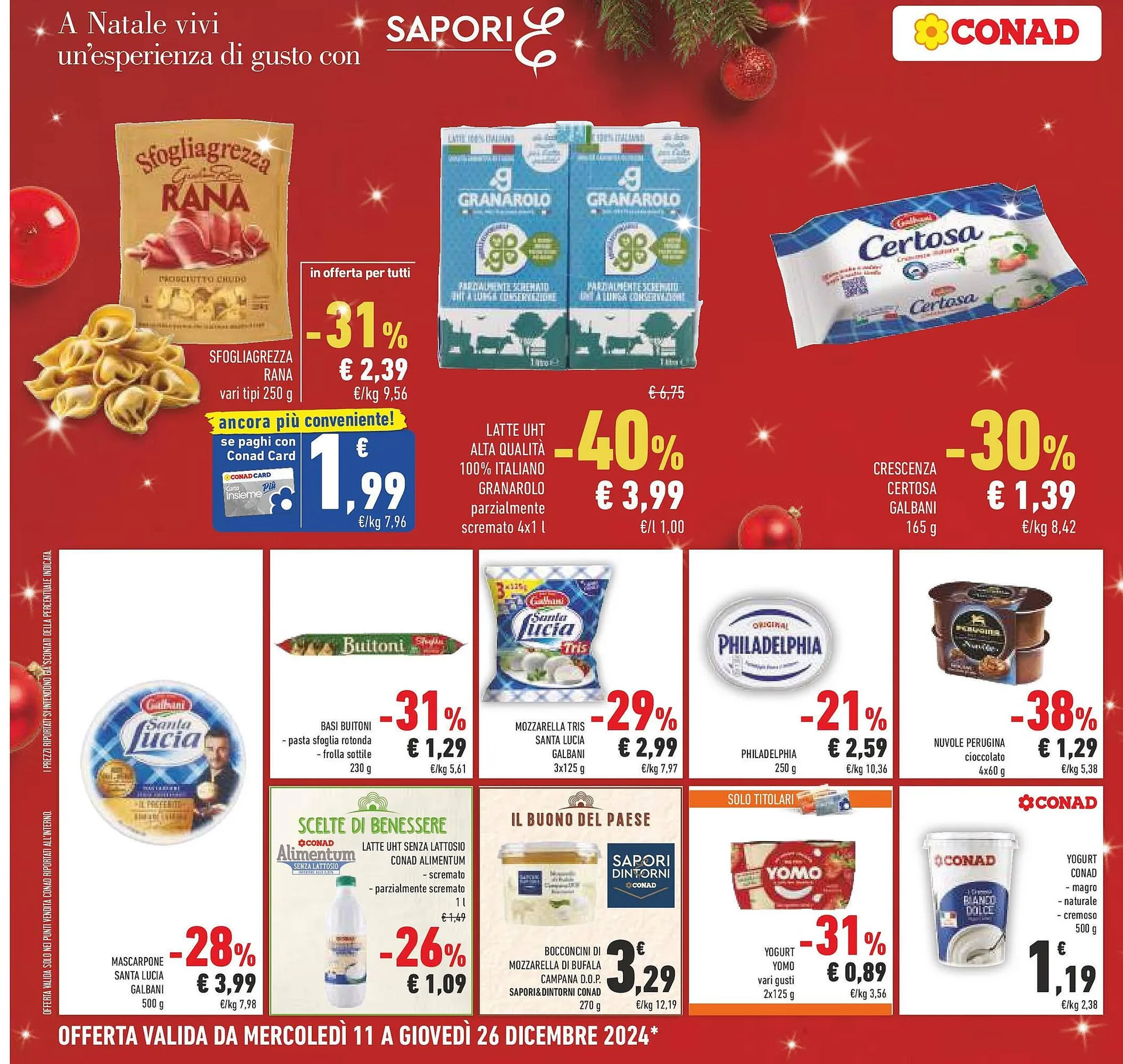 Volantino Conad da 10 dicembre a 26 dicembre di 2024 - Pagina del volantino 24