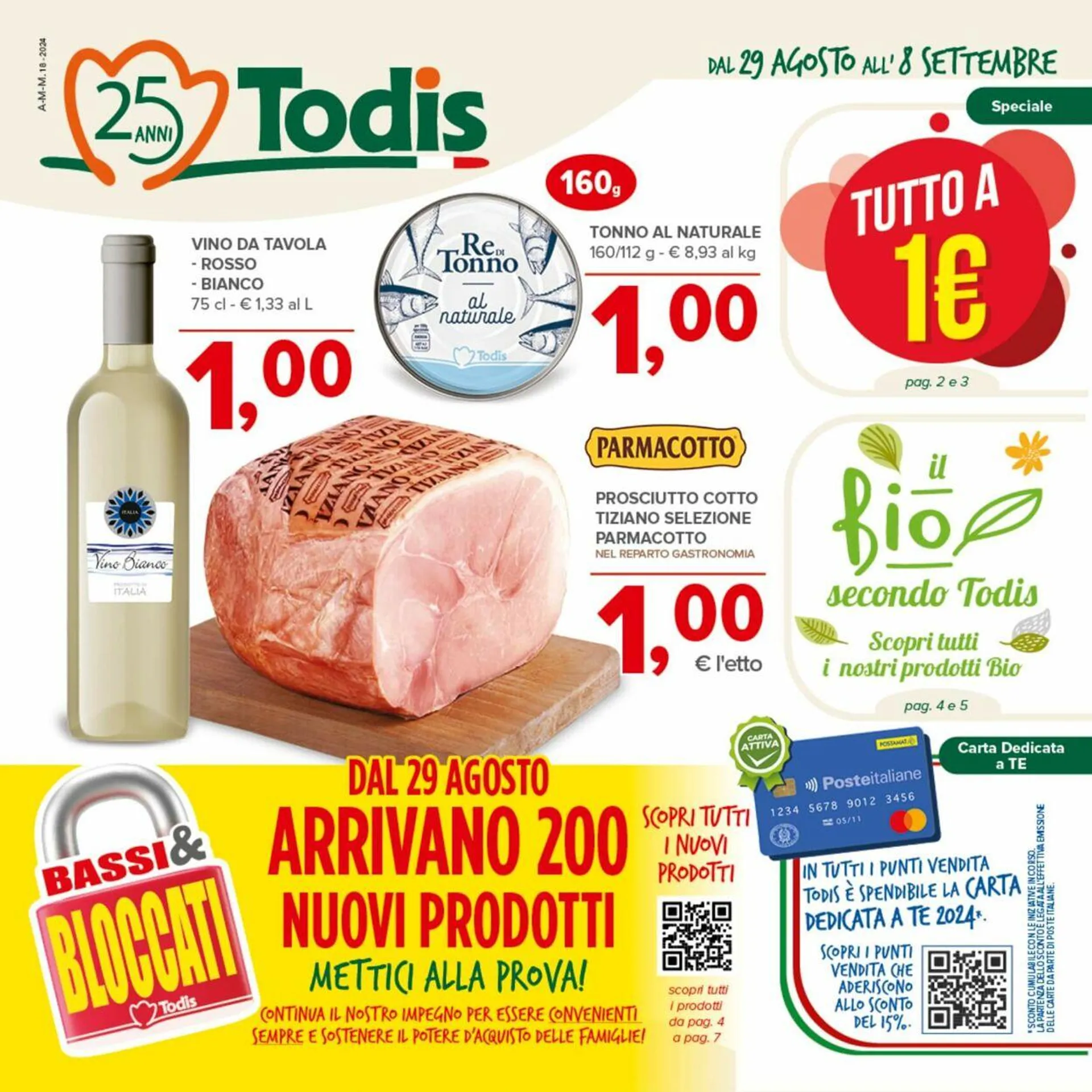 Todis Volantino attuale da 4 settembre a 18 settembre di 2024 - Pagina del volantino 1