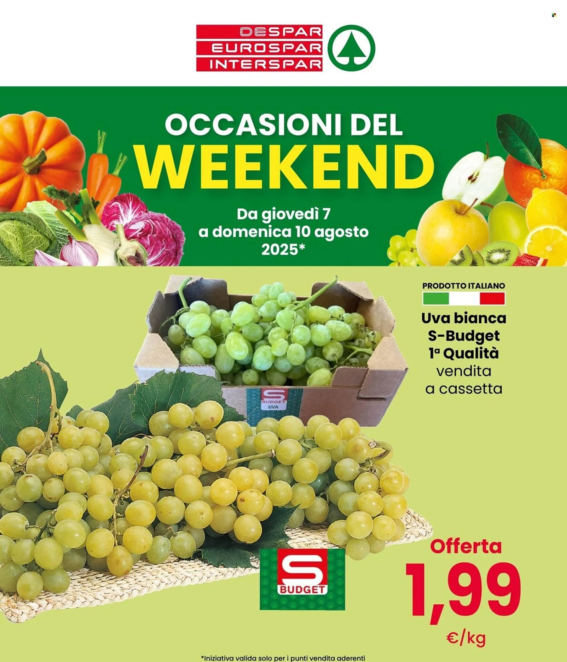 Volantino Despar da 7 agosto a 10 agosto di 2025 - Pagina del volantino 1