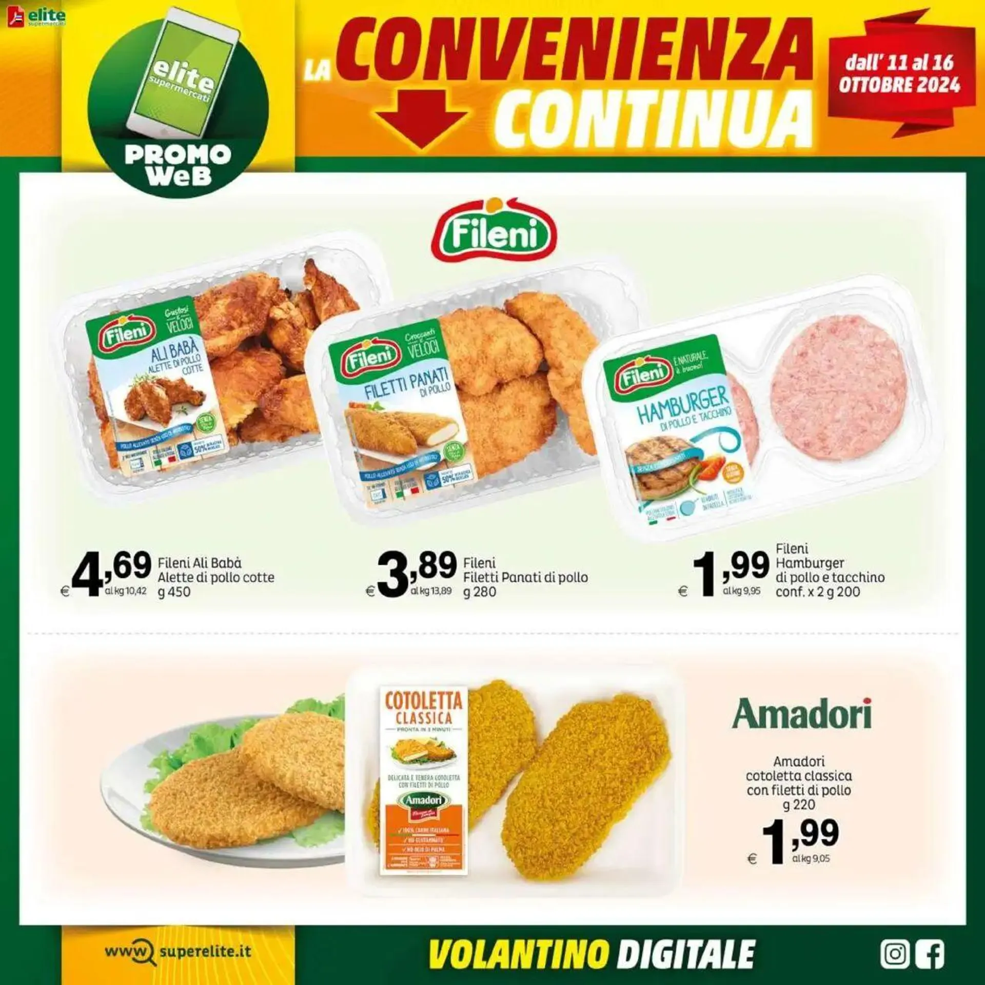 Promo Web - La Convenienza continua Elite Supermercati da 11 ottobre a 16 ottobre di 2024 - Pagina del volantino 7