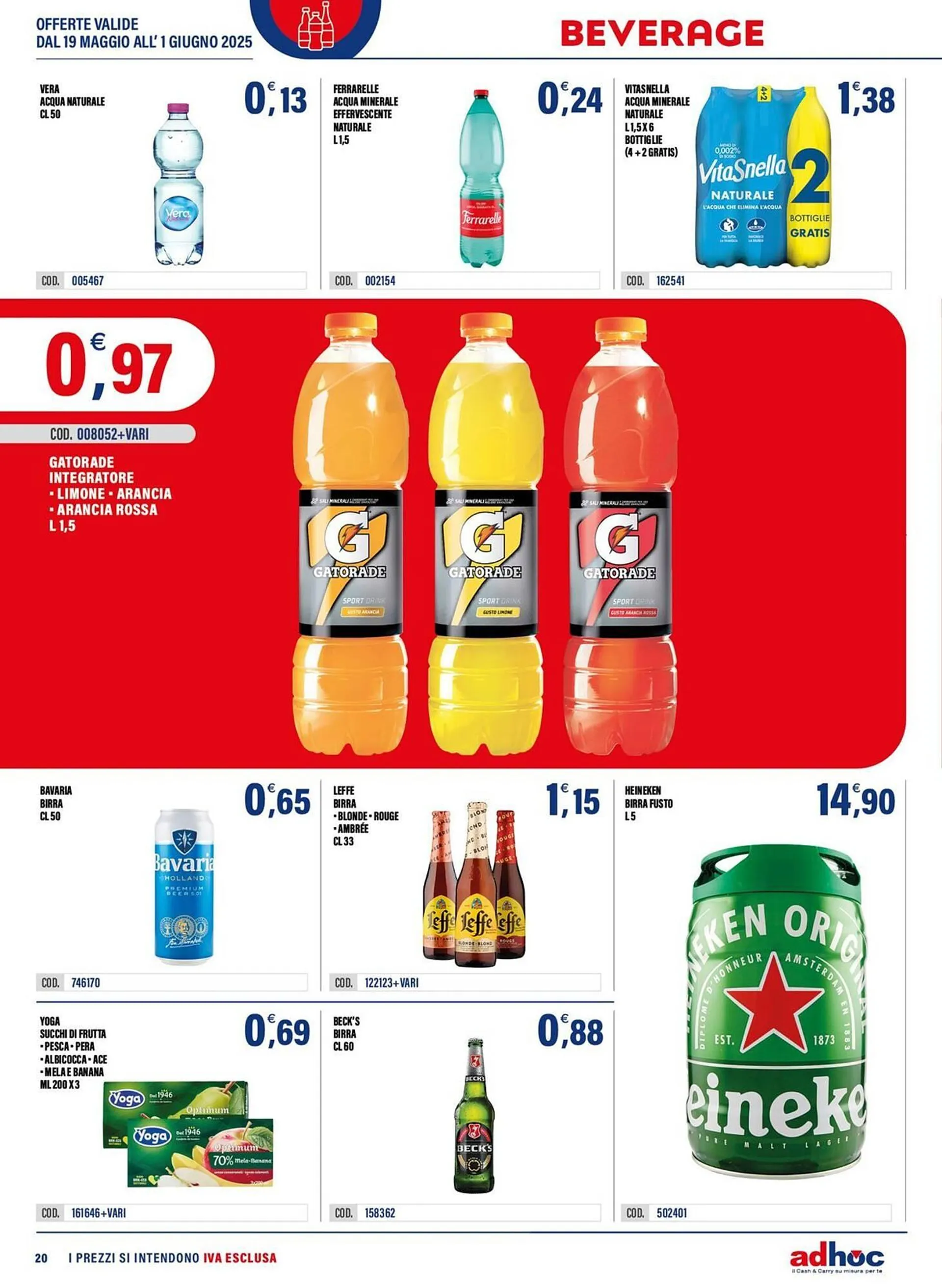Volantino Adhoc da 19 maggio a 1 giugno di 2025 - Pagina del volantino 20