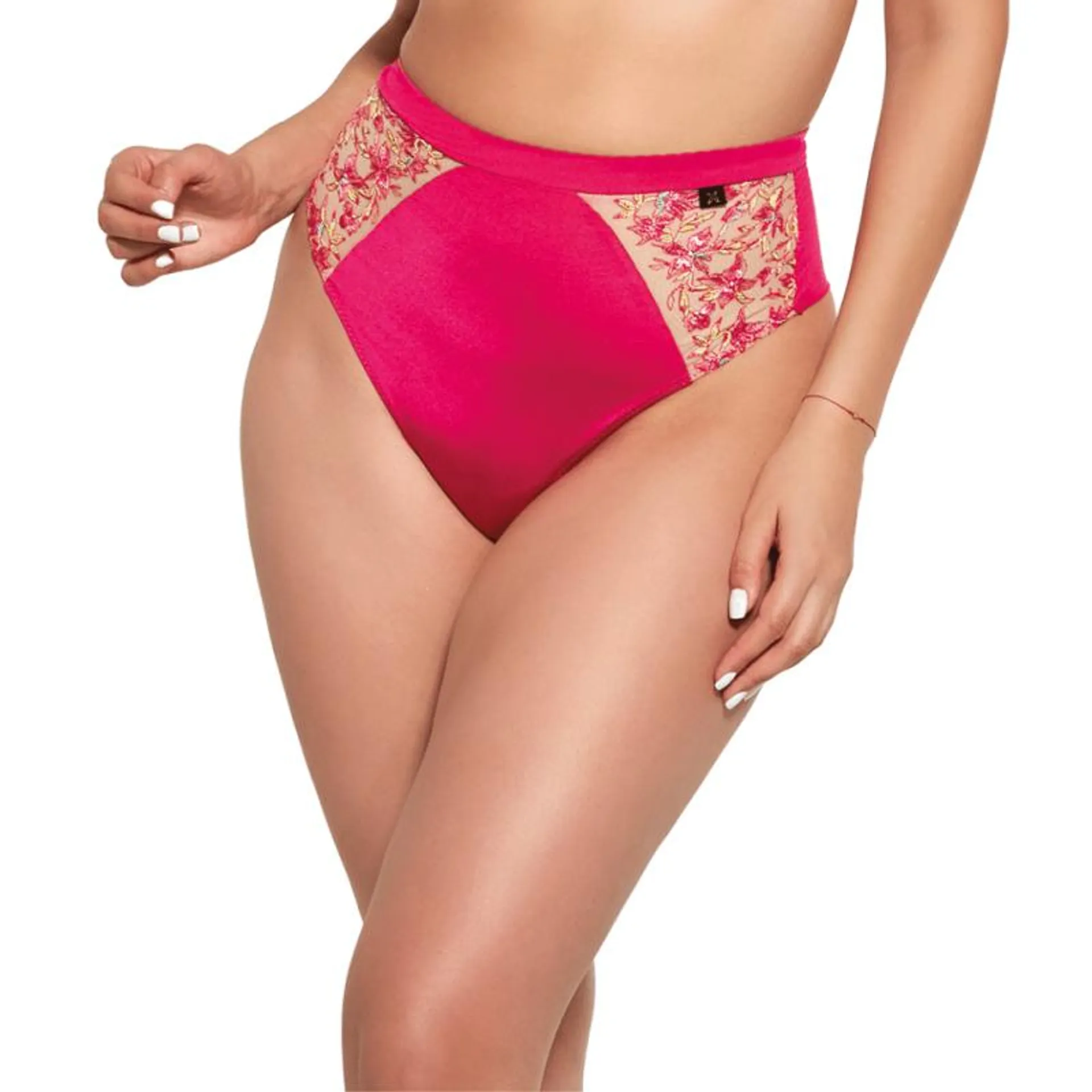 KL-SH-CANDY-ROSA - Perizoma a vita alta con pizzo - pink