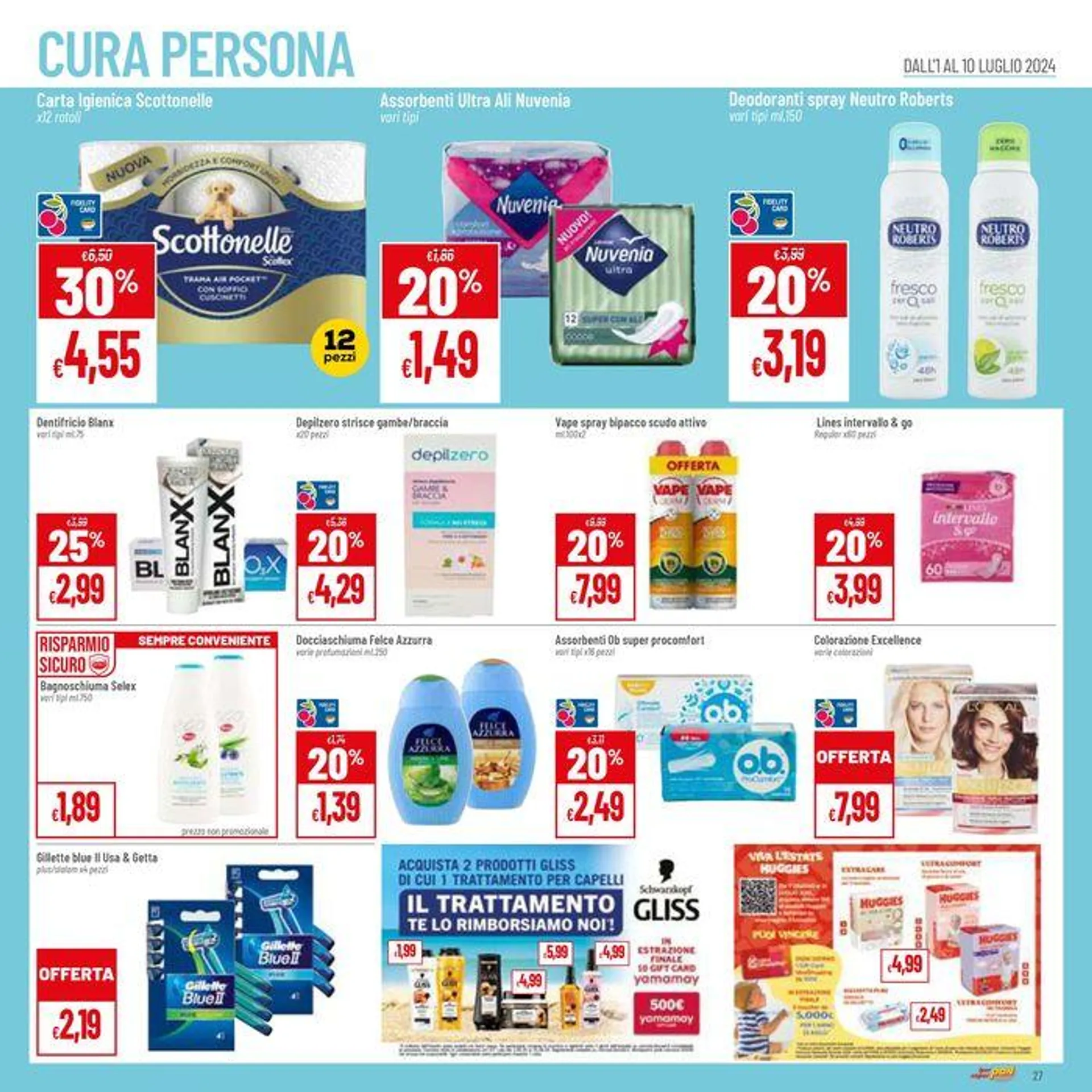 L'estate della convenienza sconti al 40% da 1 luglio a 10 luglio di 2024 - Pagina del volantino 27