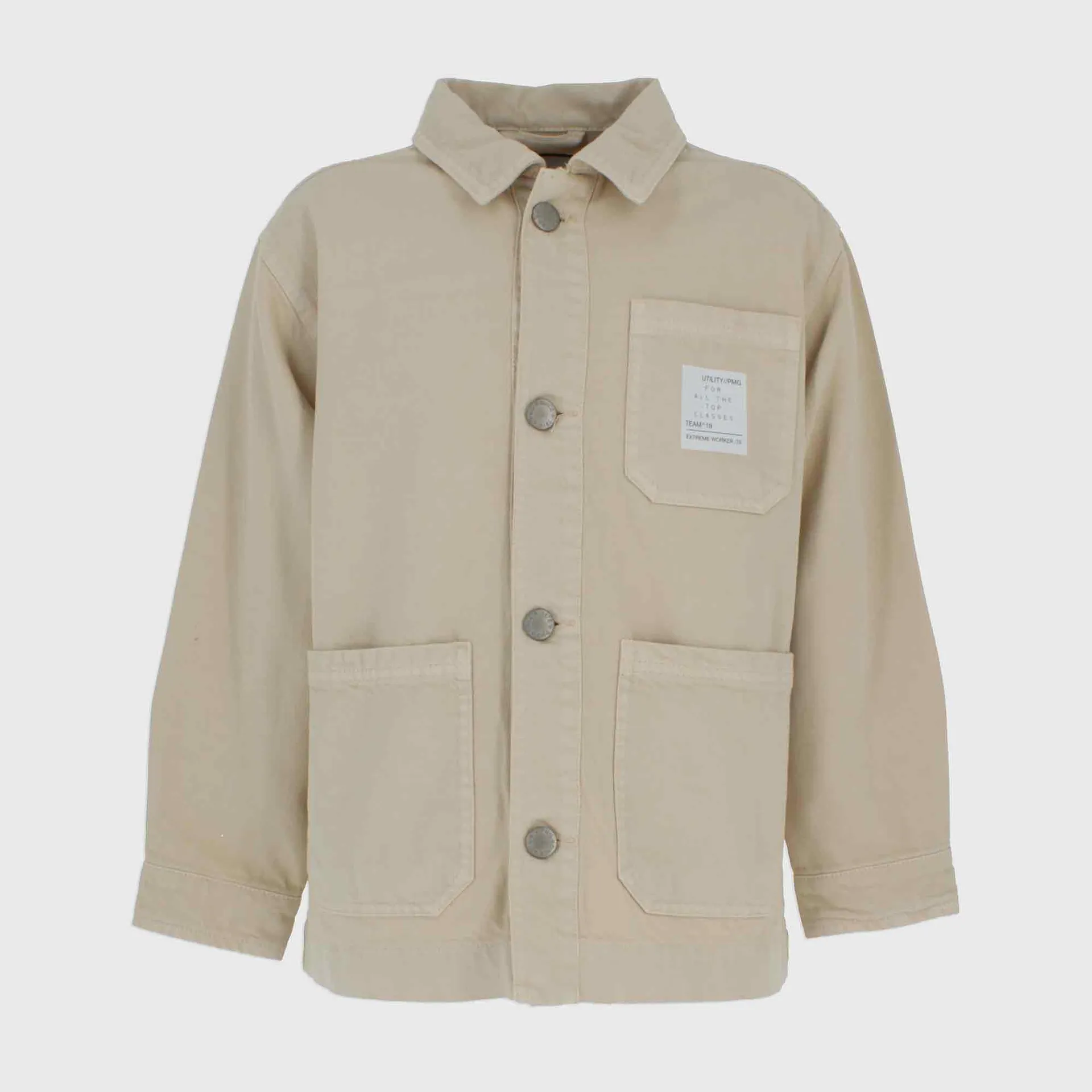 Overshirt da Bambino, BEIGE