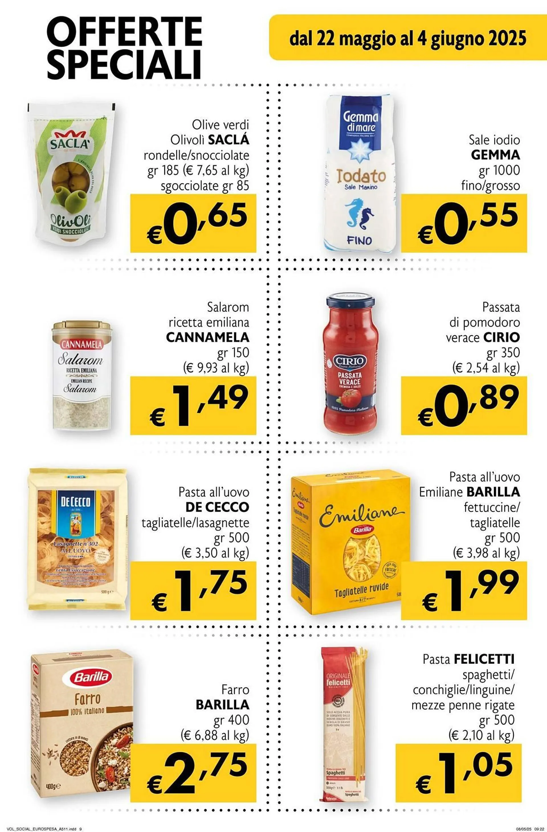 Volantino Eurospesa da 22 maggio a 4 giugno di 2025 - Pagina del volantino 9