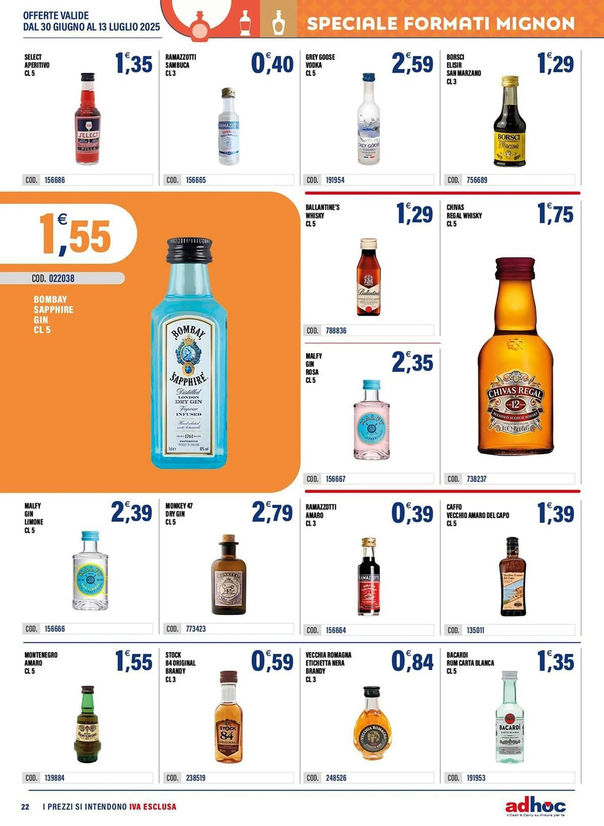 Volantino Adhoc da 30 giugno a 13 luglio di 2025 - Pagina del volantino 22