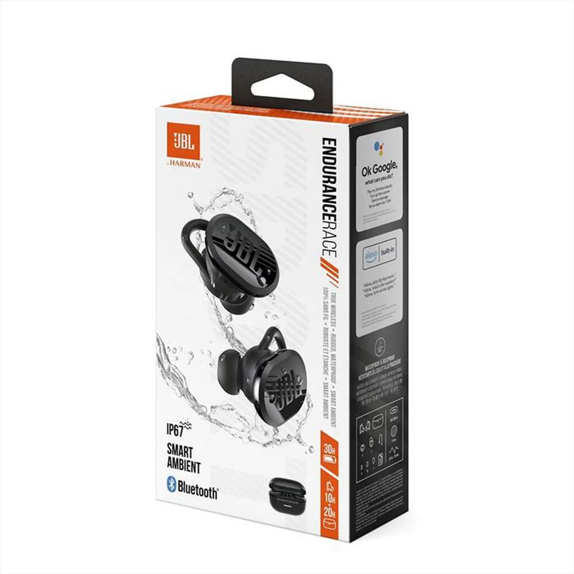 JBL - Auricolari Bluetooth ENDURANCE RACE-nero