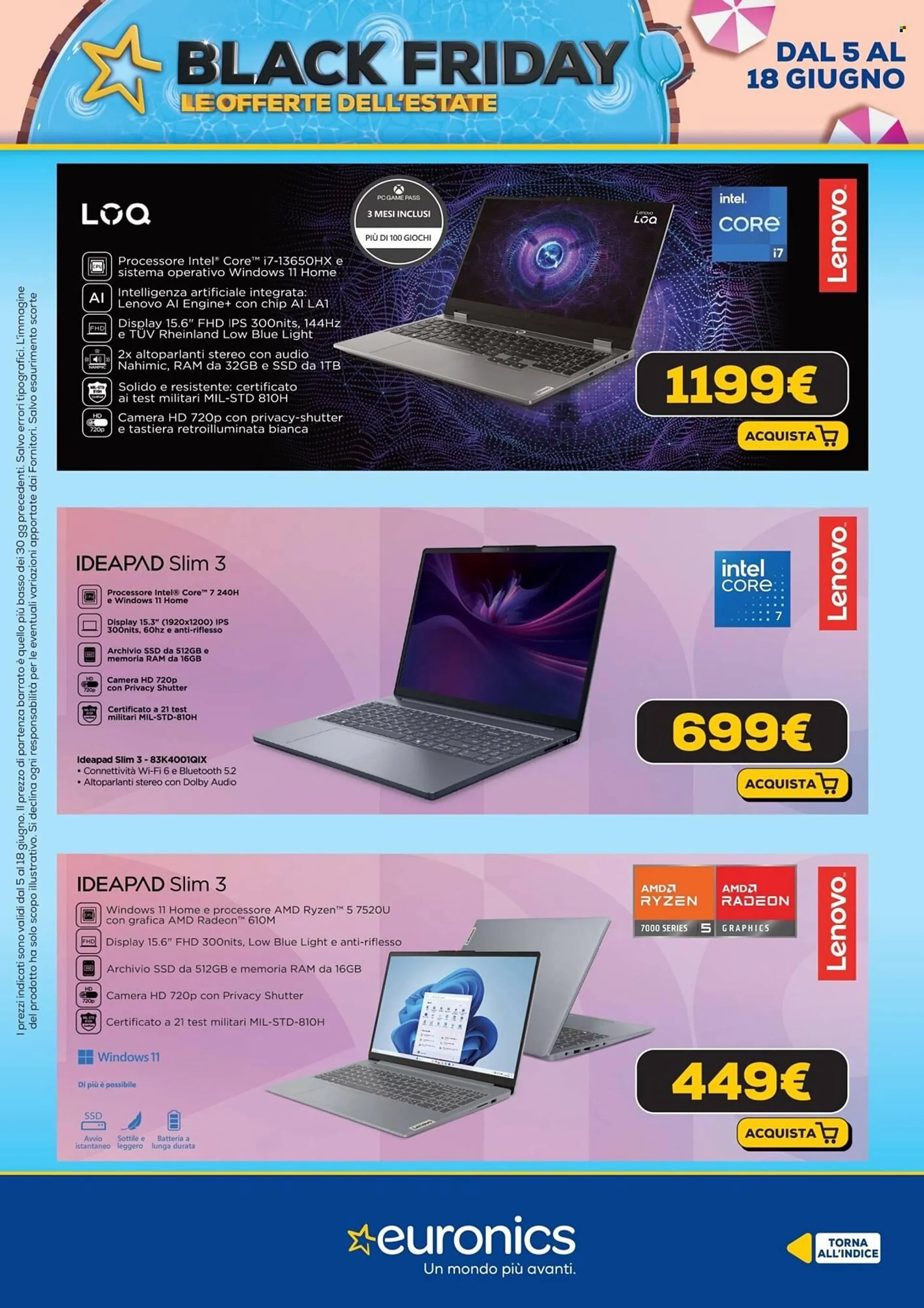 Volantino Euronics da 5 giugno a 18 giugno di 2025 - Pagina del volantino 11