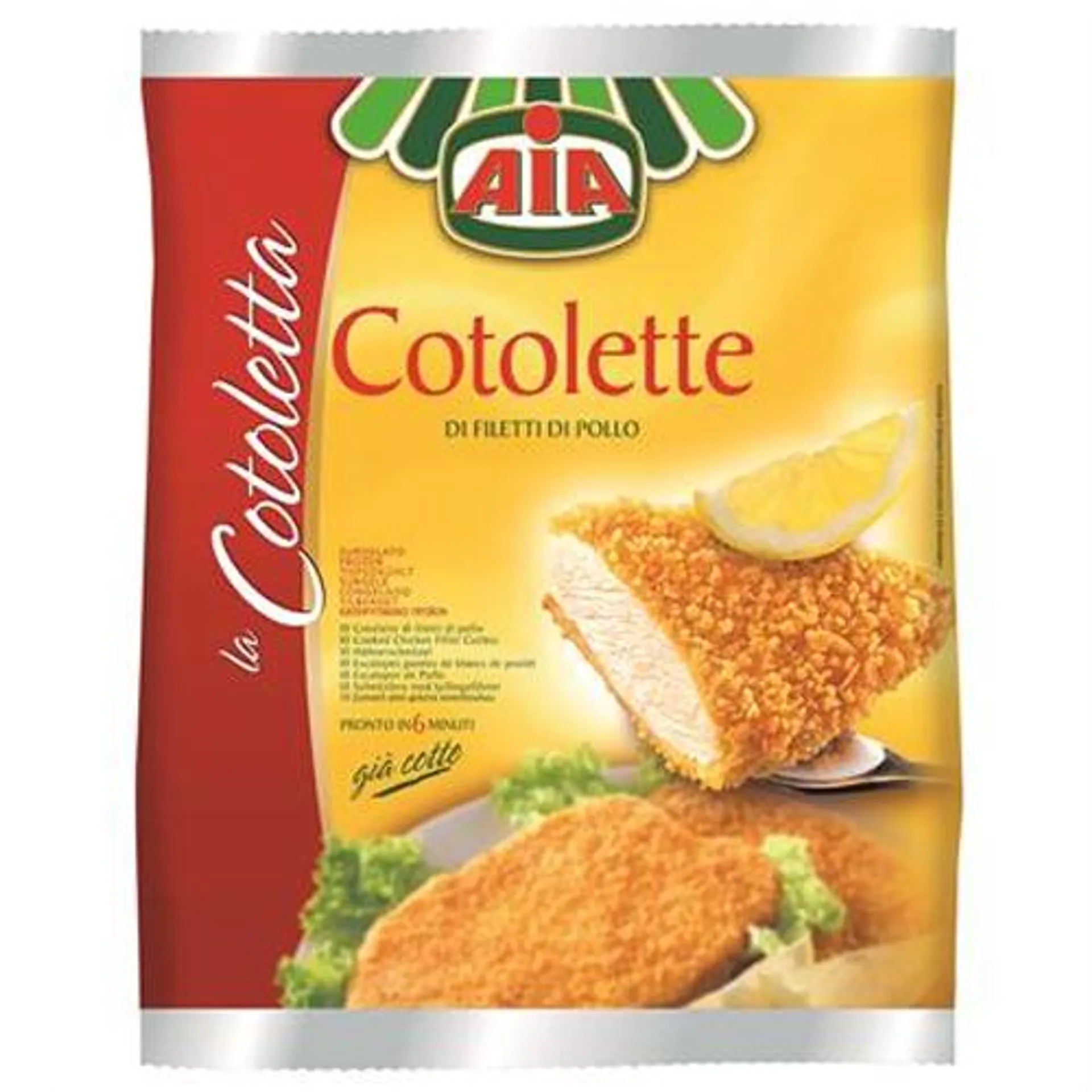 COTOLETTA DI POLLO AIA KG.1