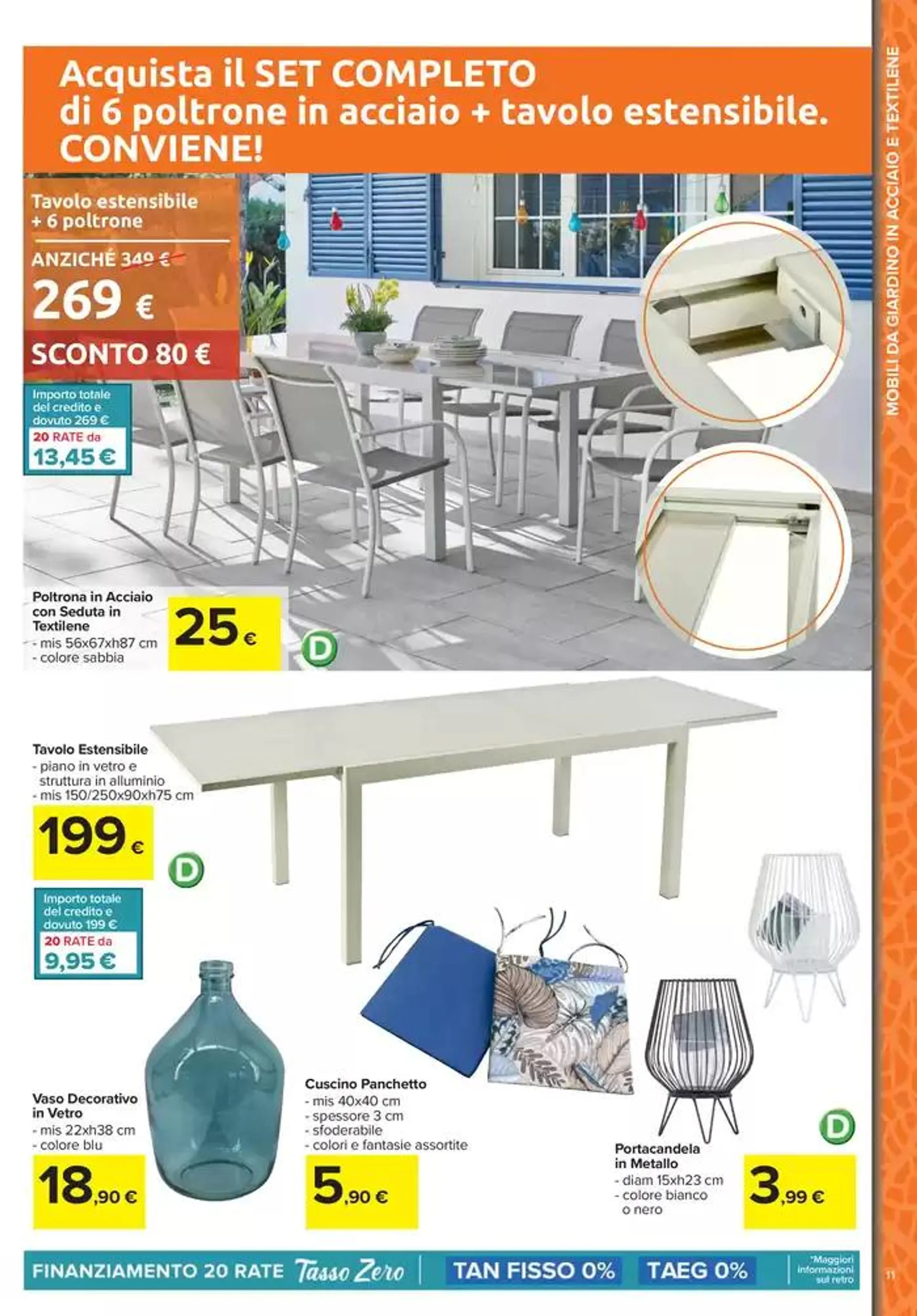 Stile e comfort all'aperto da 1 aprile a 30 aprile di 2025 - Pagina del volantino 11