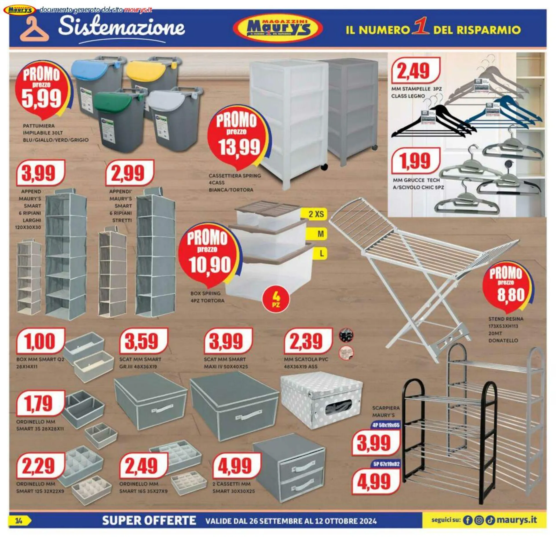 Maury's da 26 settembre a 12 ottobre di 2024 - Pagina del volantino 14