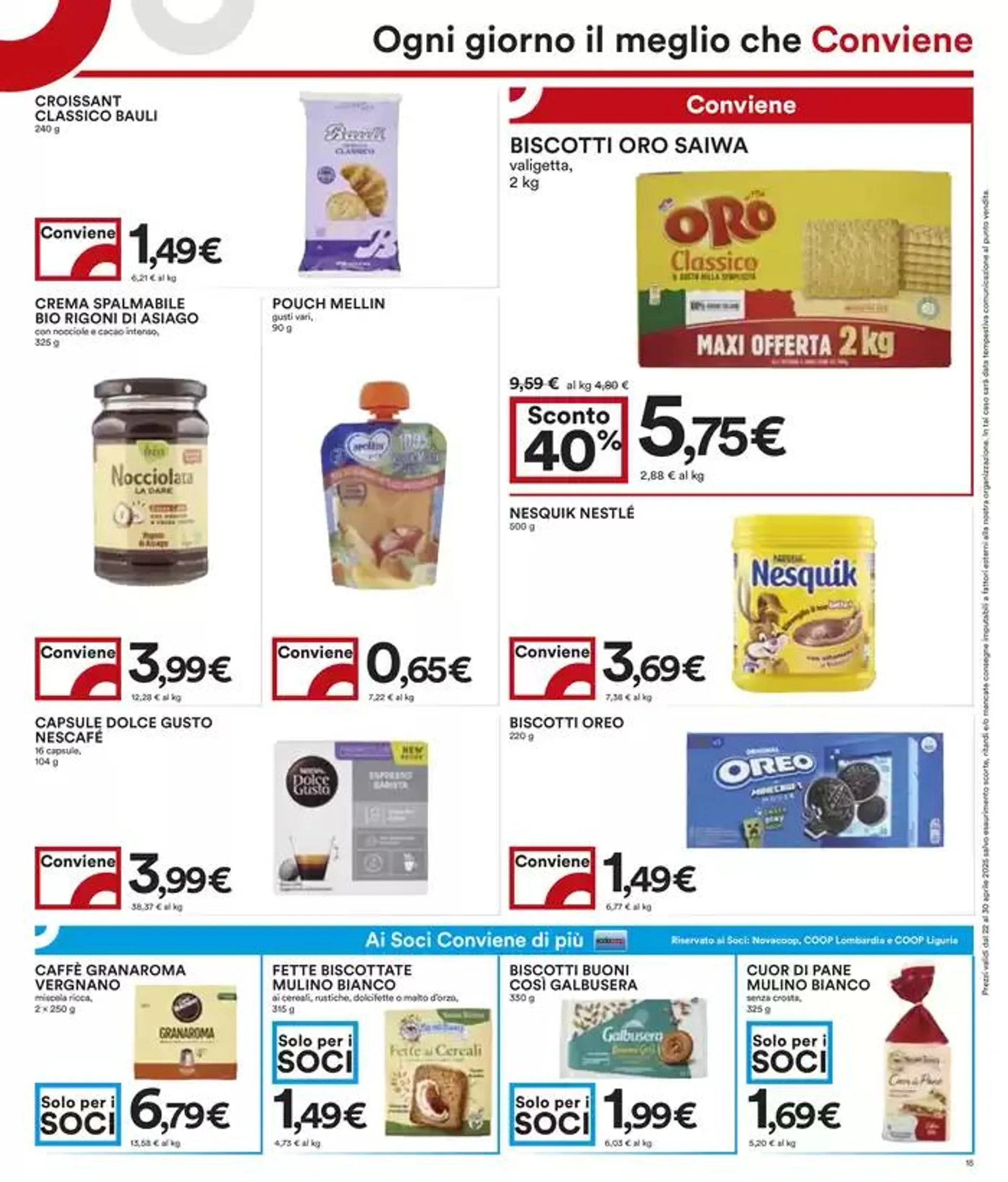 RISPARMIO da 22 aprile a 30 aprile di 2025 - Pagina del volantino 15