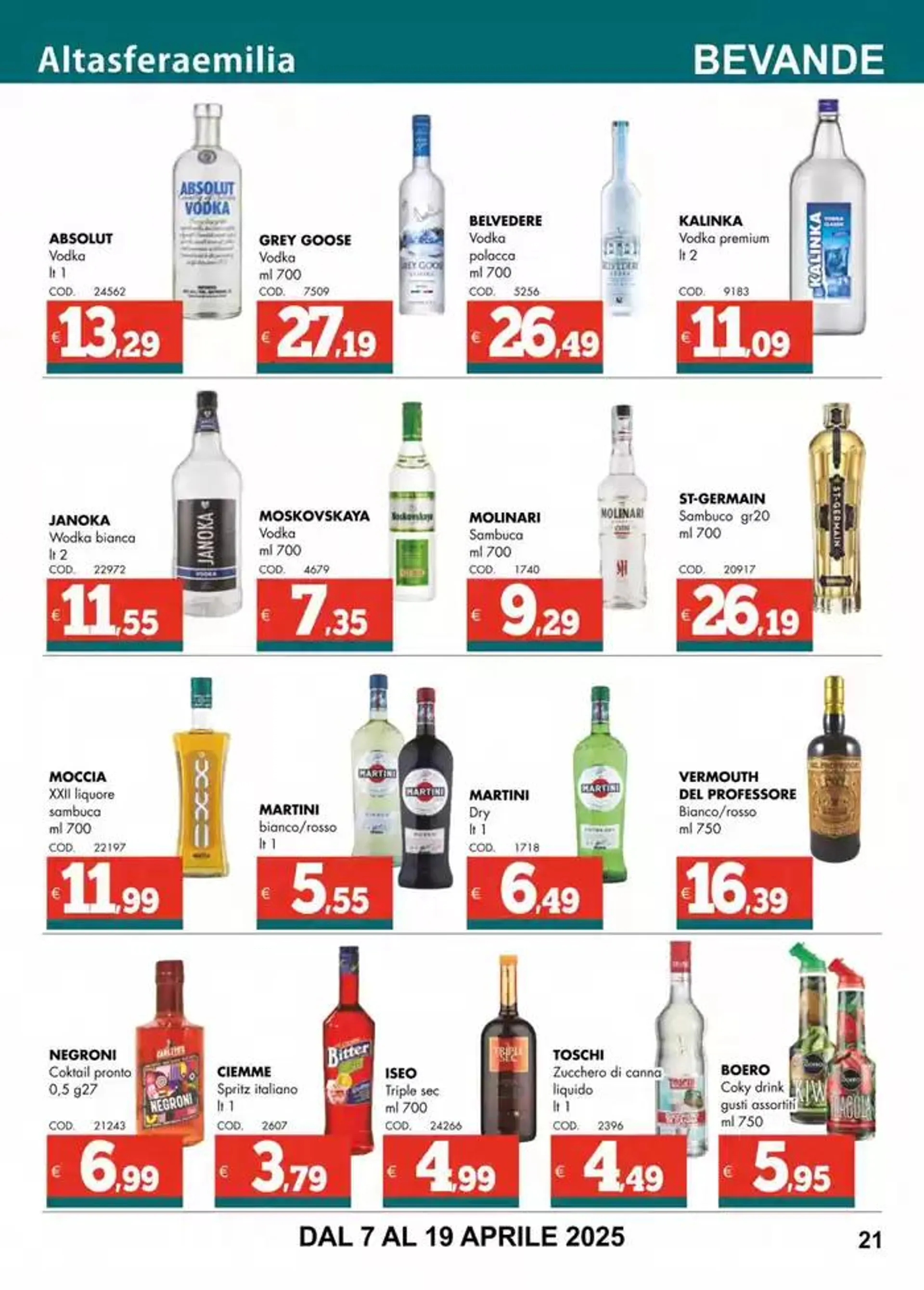 Buona Pasqua! da 7 aprile a 19 aprile di 2025 - Pagina del volantino 21