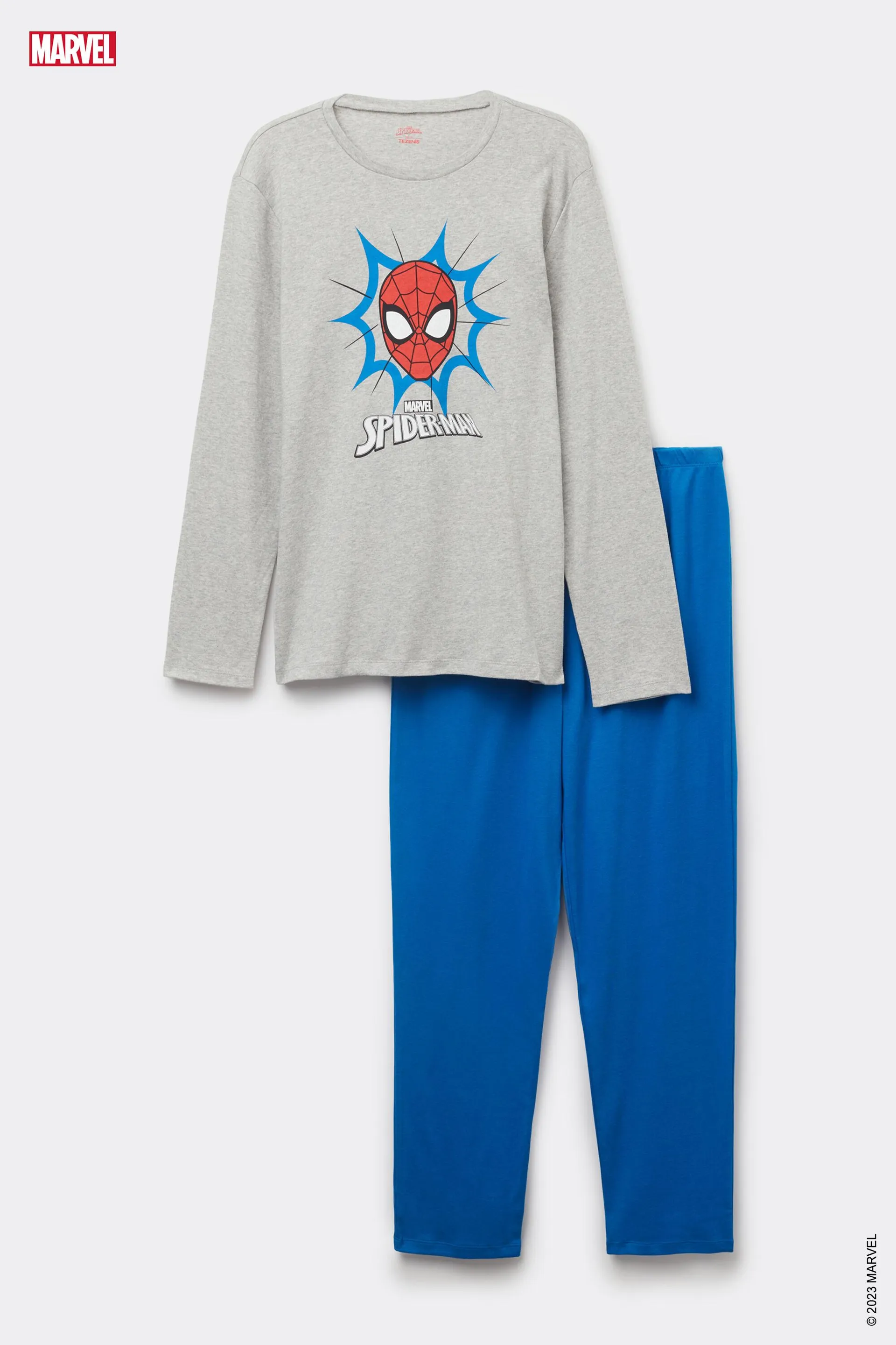 Pigiama Lungo Cotone Spiderman