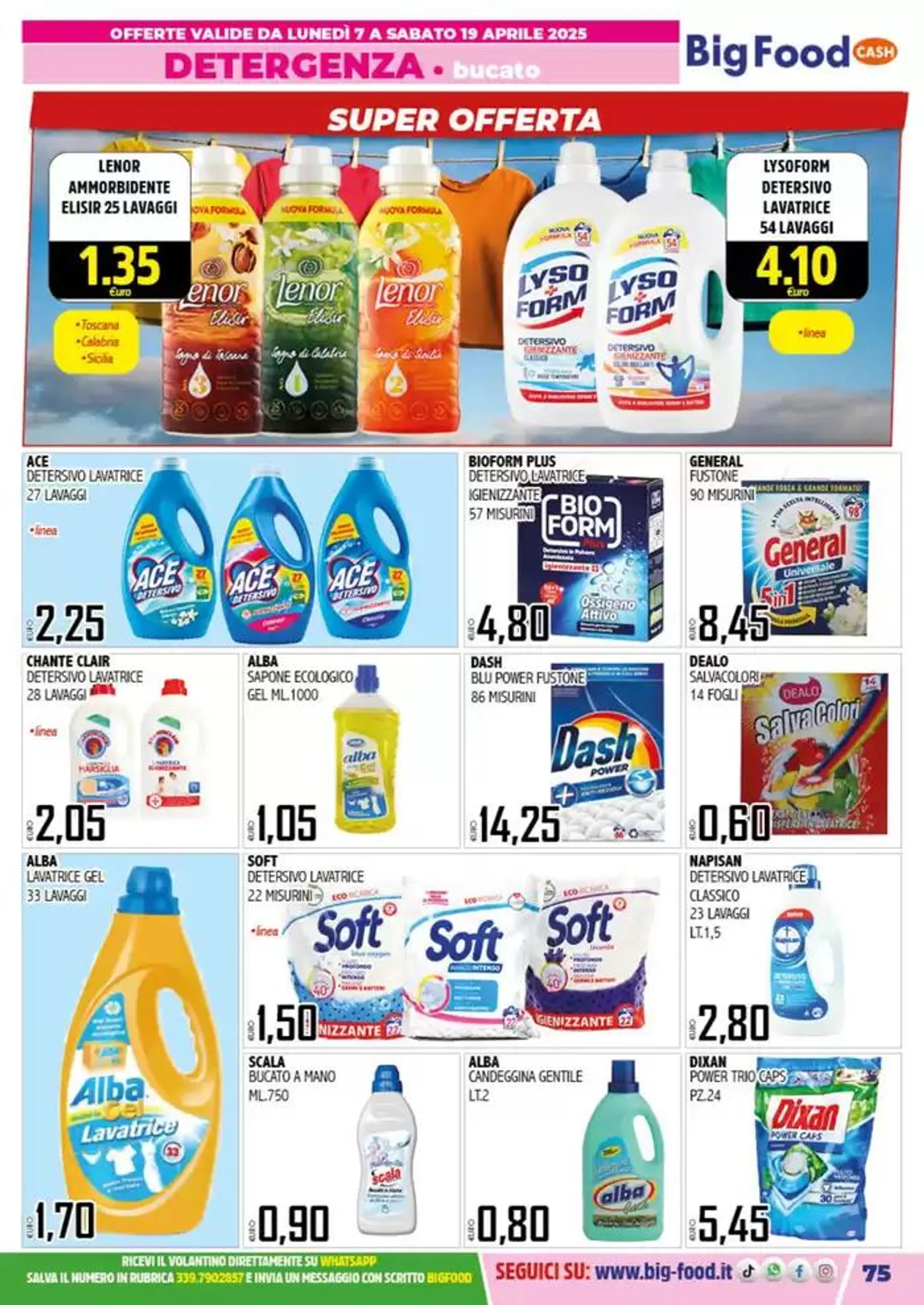 Buona Pasqua da 7 aprile a 19 aprile di 2025 - Pagina del volantino 75