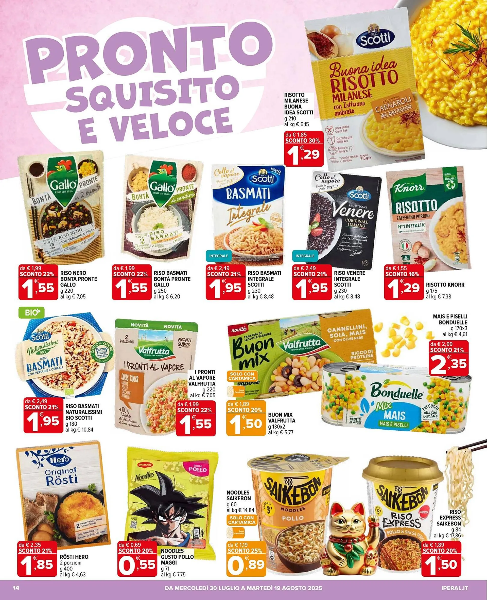 Volantino Iperal da 30 luglio a 19 agosto di 2025 - Pagina del volantino 14