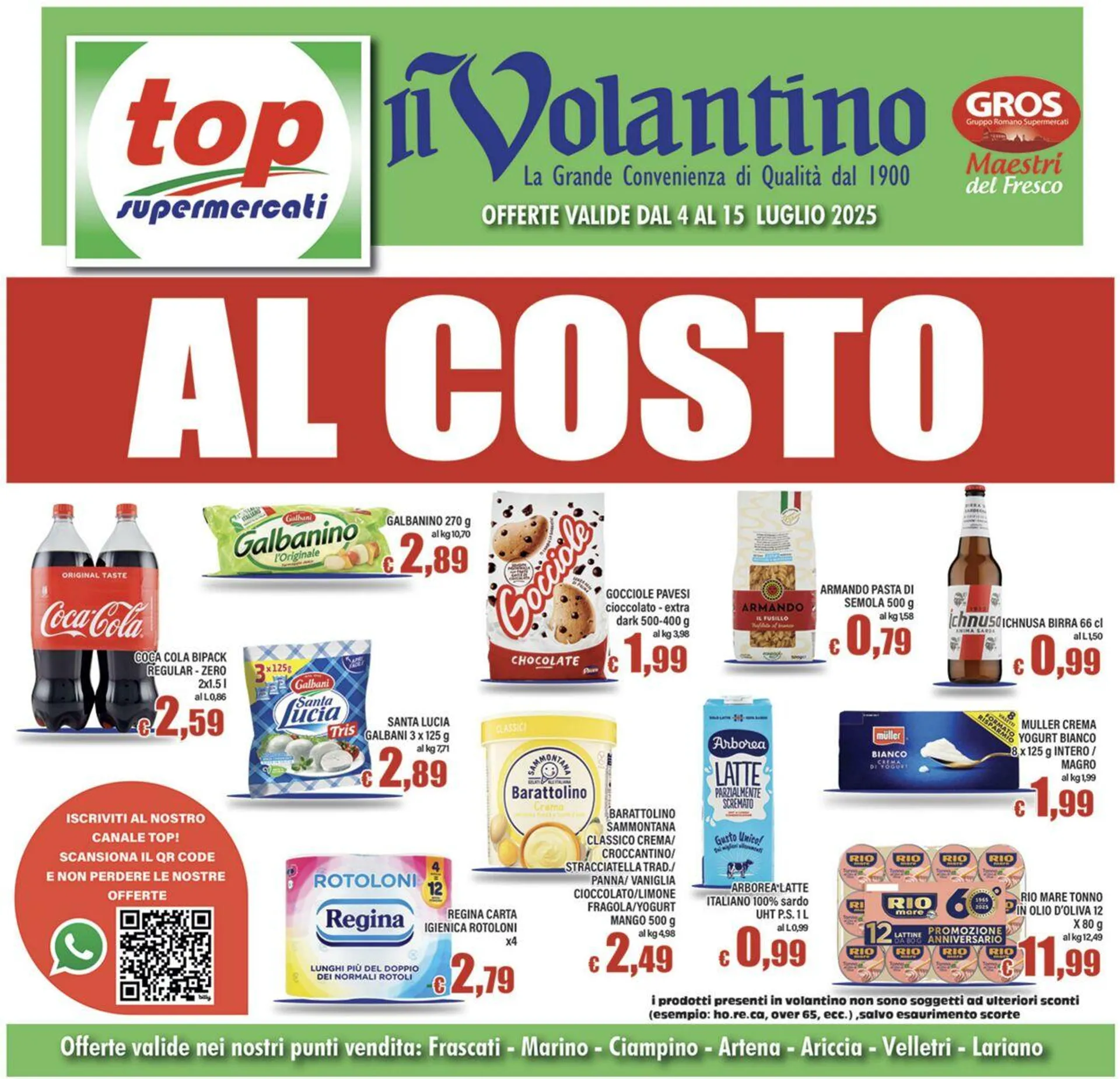 Top Supermercati Volantino attuale da 11 settembre a 25 settembre di 2025 - Pagina del volantino 1