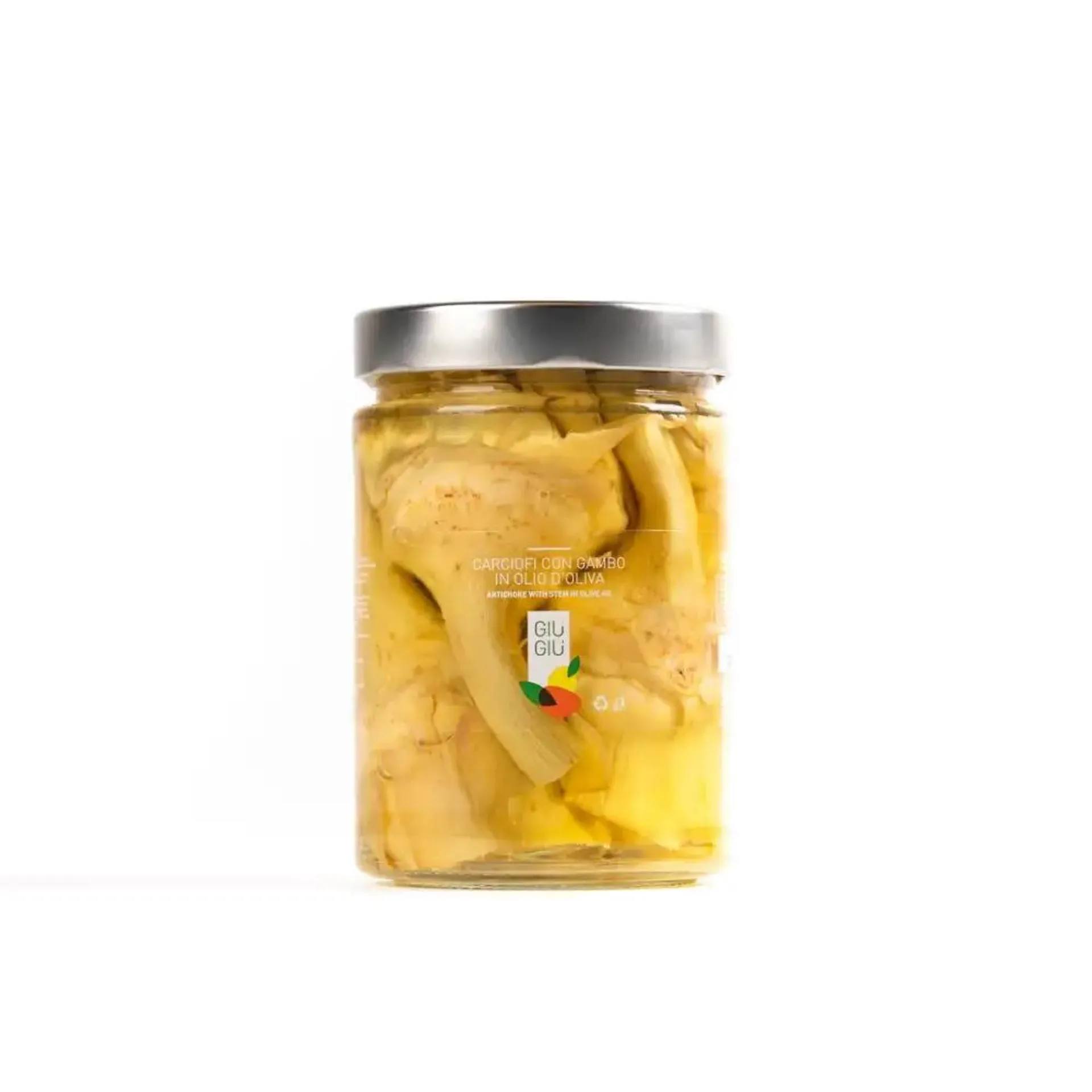 Giù Giù Carciofi con gambo in olio d'oliva ml.580