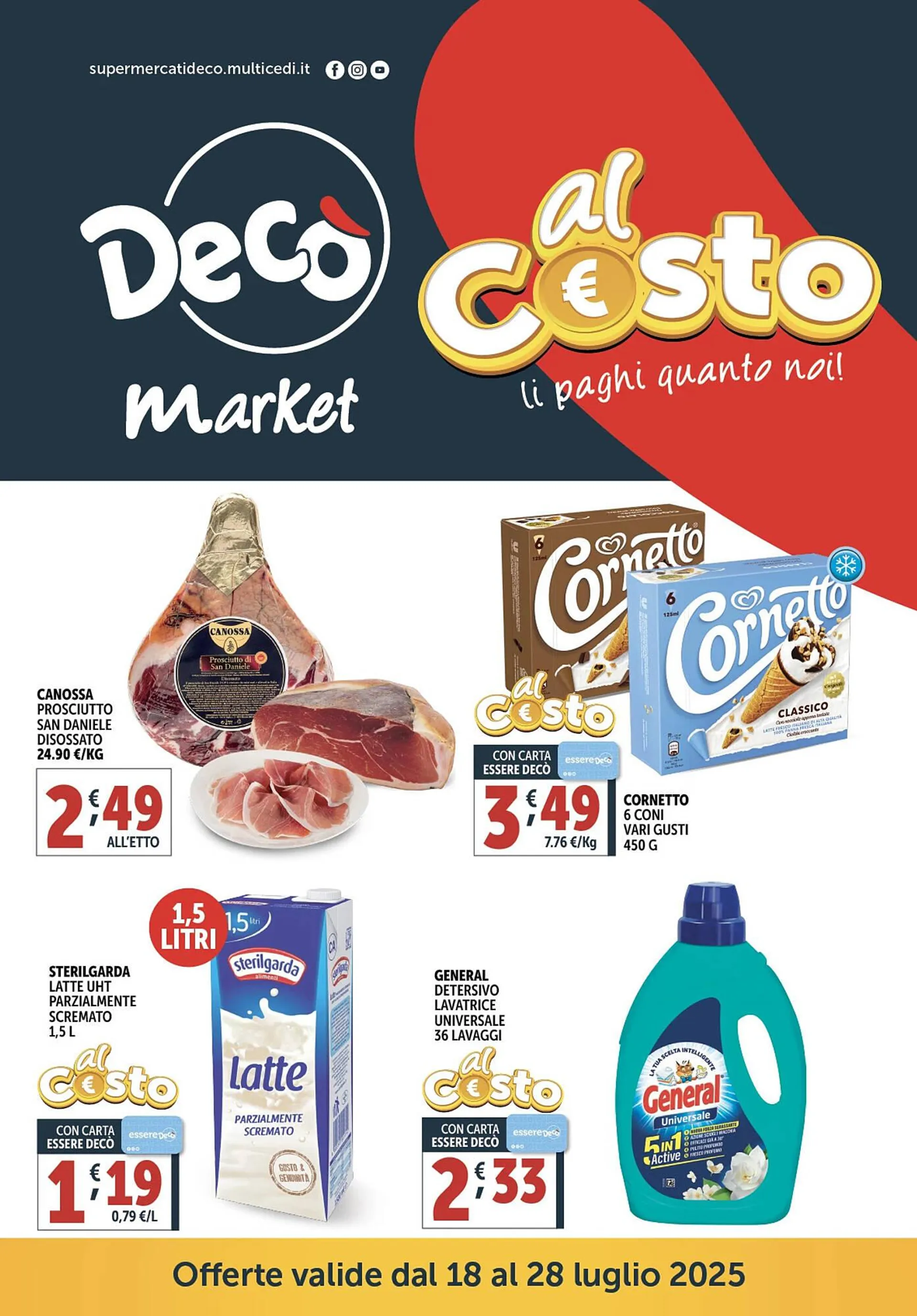 Volantino Deco Market da 18 luglio a 28 luglio di 2025 - Pagina del volantino 1