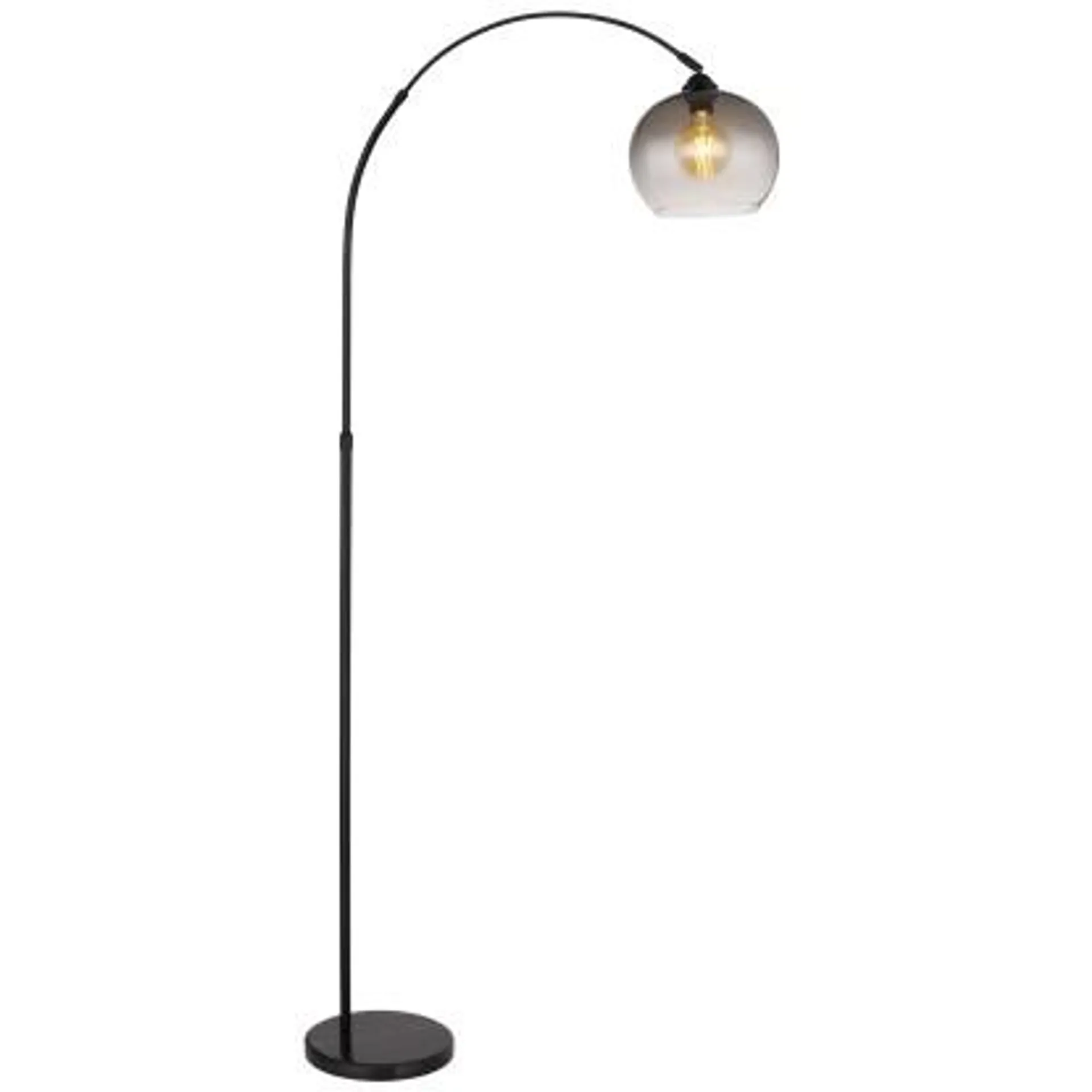 Lampada da terra New Castle 96x30x196 cm nero