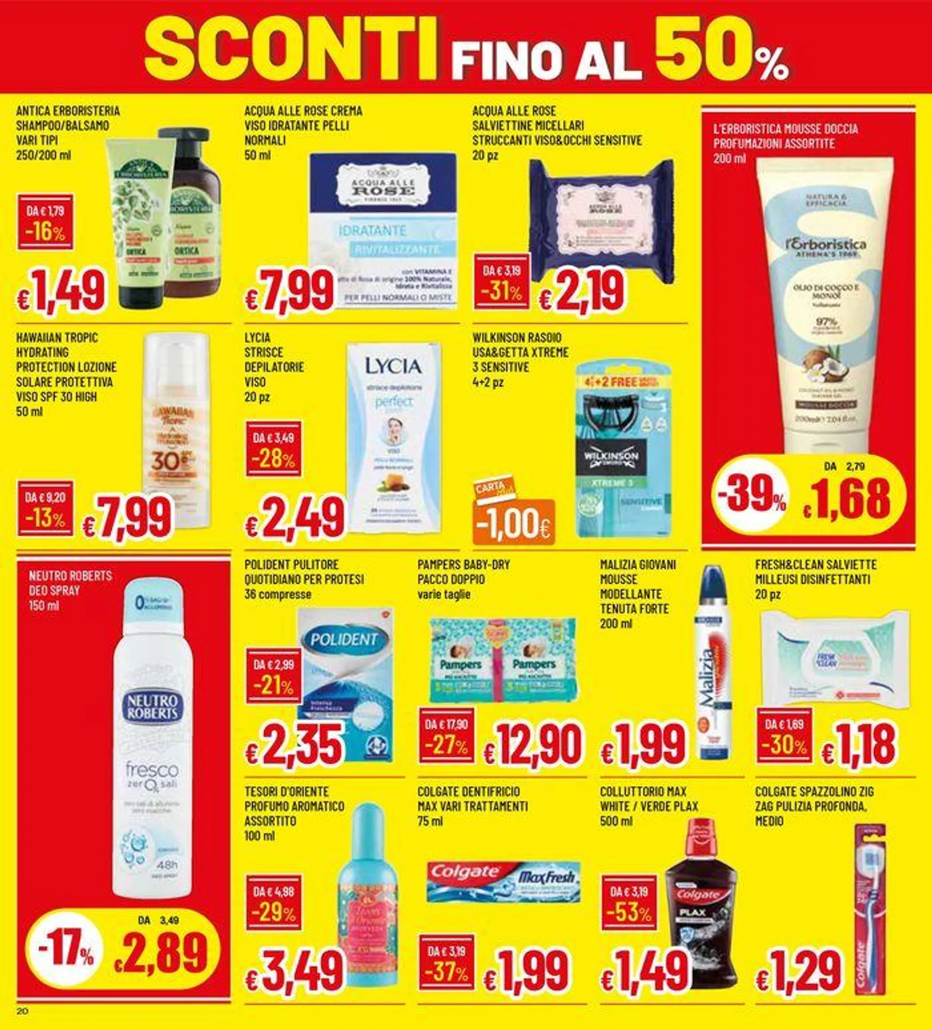 SCONTI fino al 50% - 20