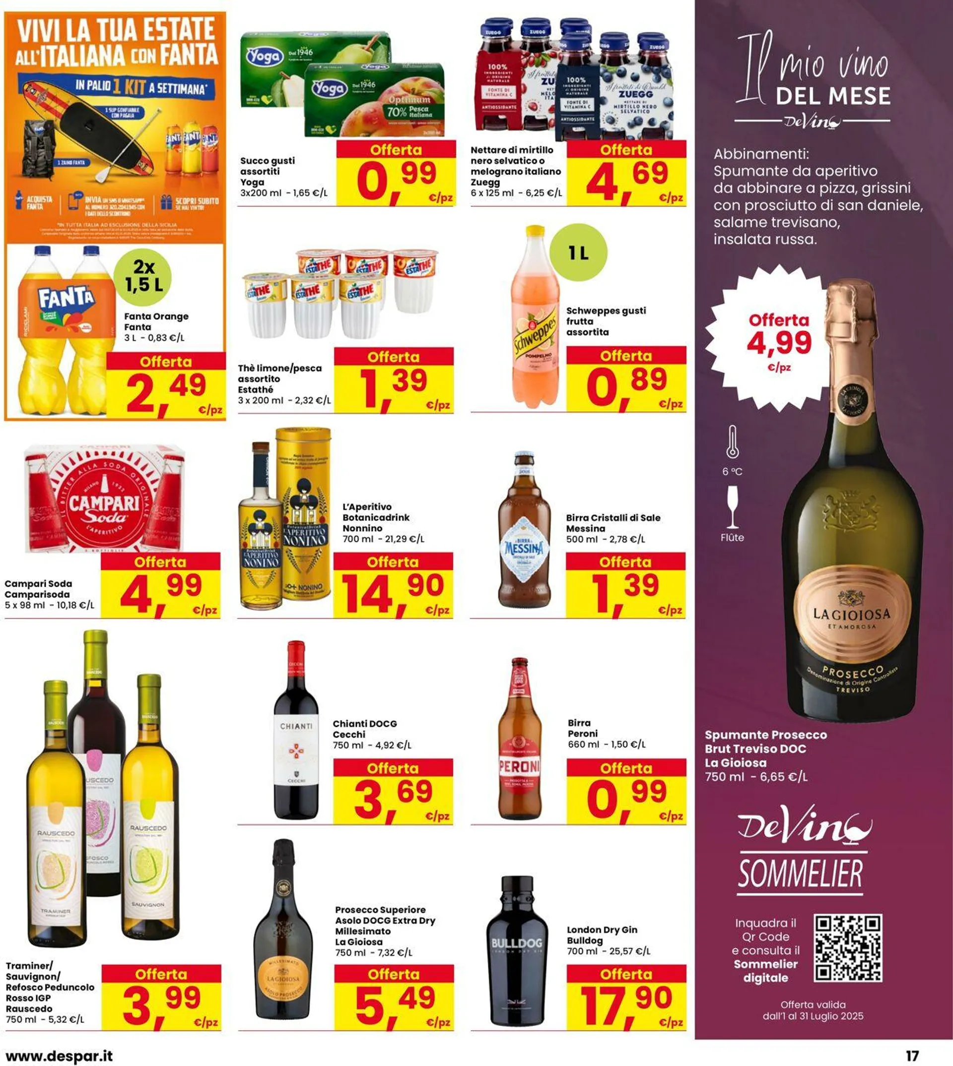 Interspar Volantino attuale da 3 luglio a 16 luglio di 2025 - Pagina del volantino 17