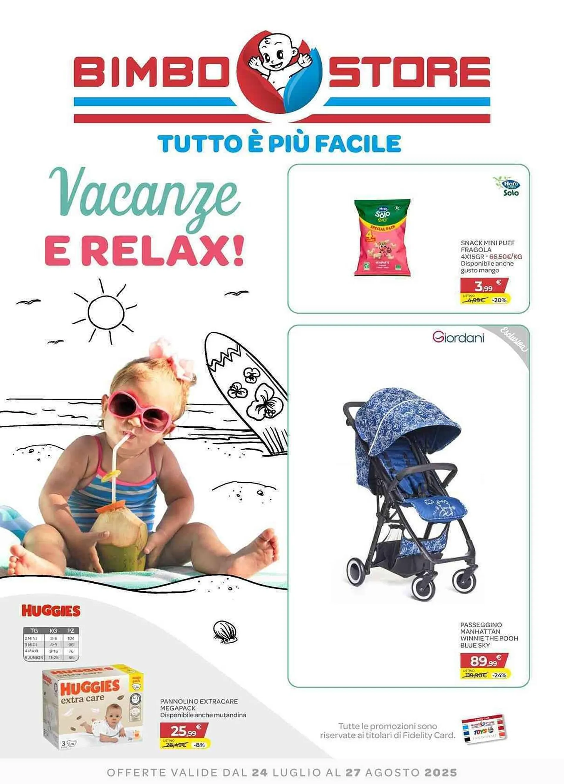 Volantino Bimbo Store da 24 luglio a 27 agosto di 2025 - Pagina del volantino 1