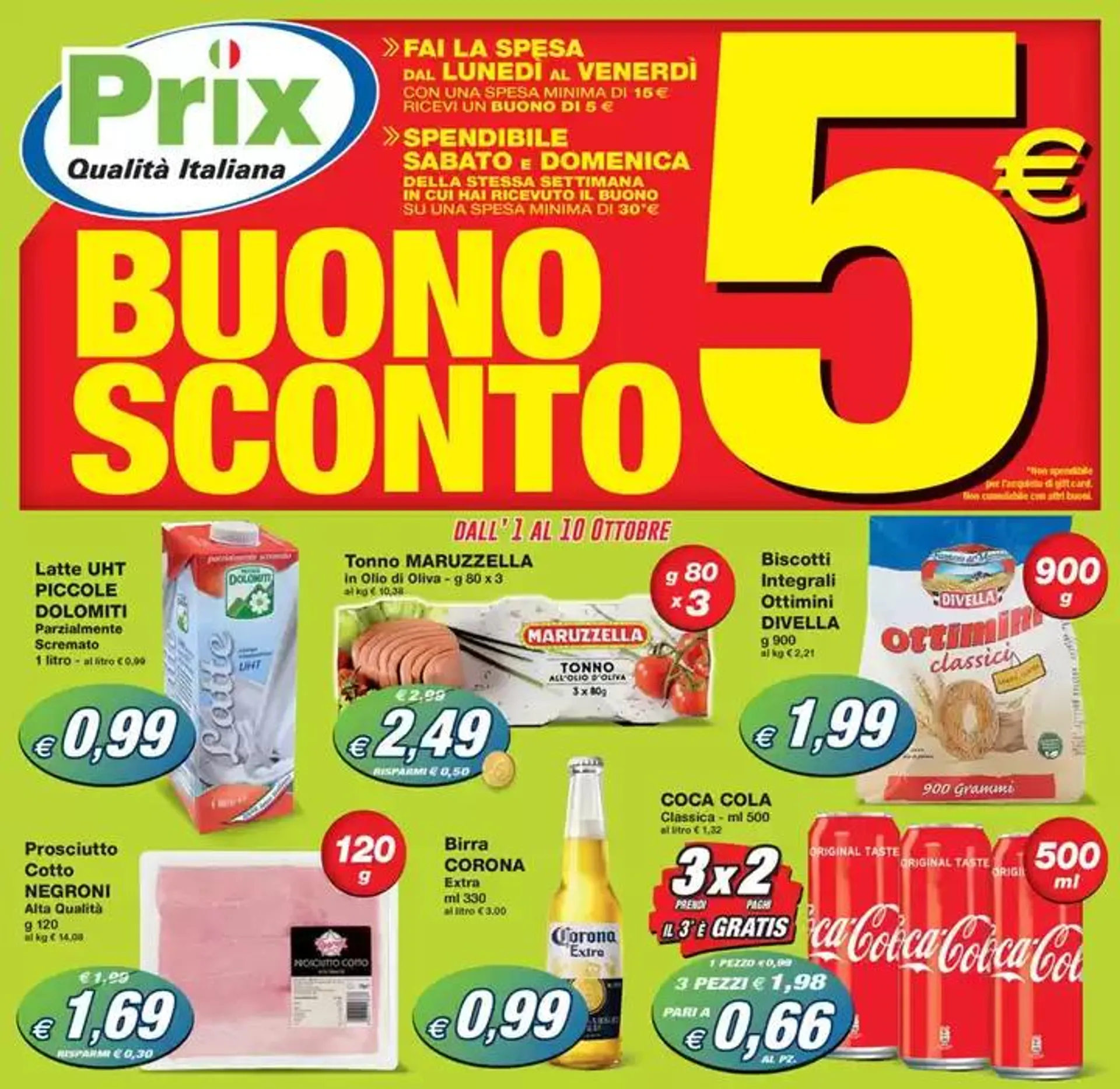 Buono sconto 5€ - 1