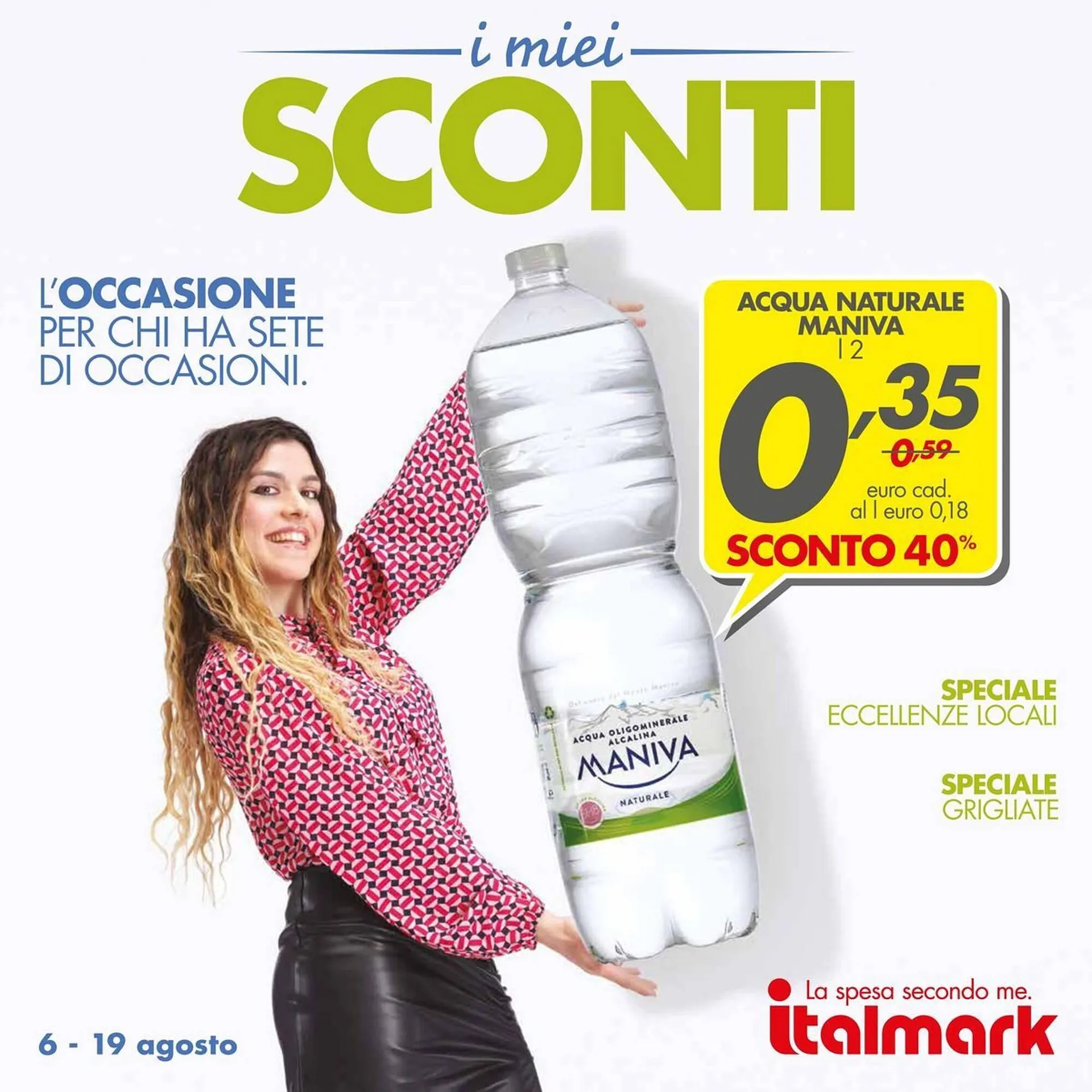 Volantino Italmark da 6 agosto a 19 agosto di 2025 - Pagina del volantino 1