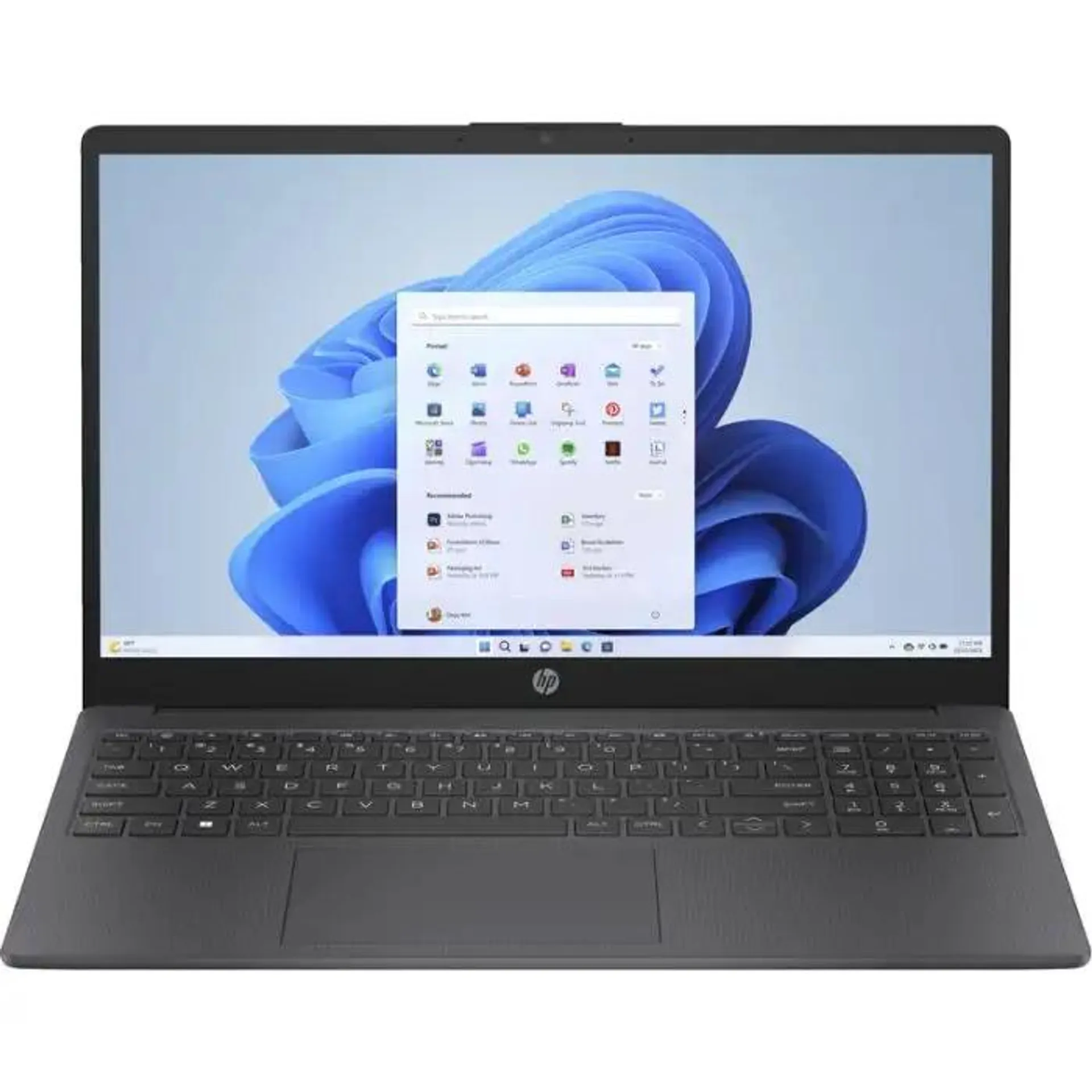 Hp 15-fc0041nl amd ryzen™ 5 7520u computer portatile 39,6 cm (15.6") full hd 8 gb lpddr5-sdram 256 gb ssd wi-fi 6 (802.11ax) windows 11 home grigio