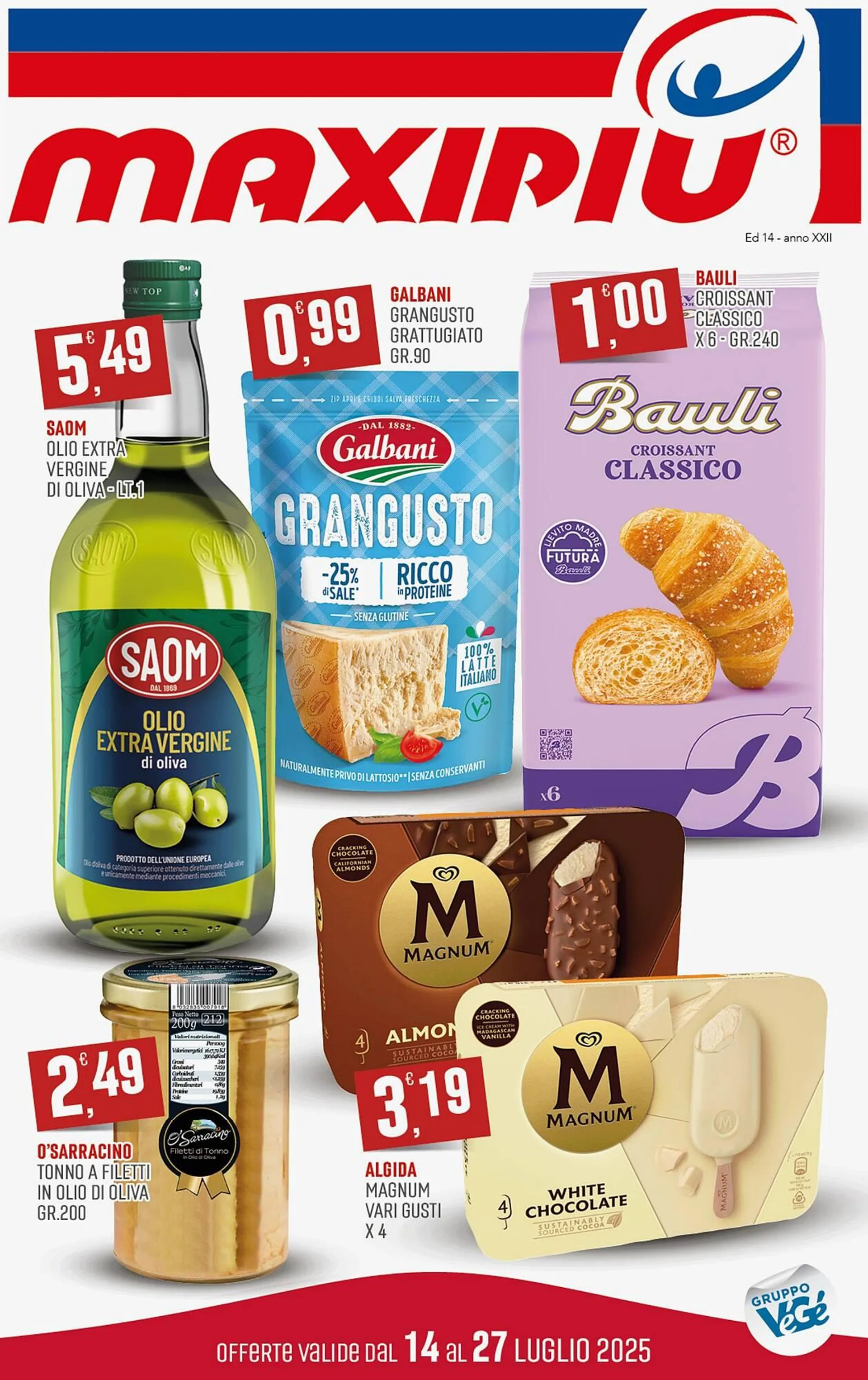 Volantino Maxipiù da 14 luglio a 27 luglio di 2025 - Pagina del volantino 1
