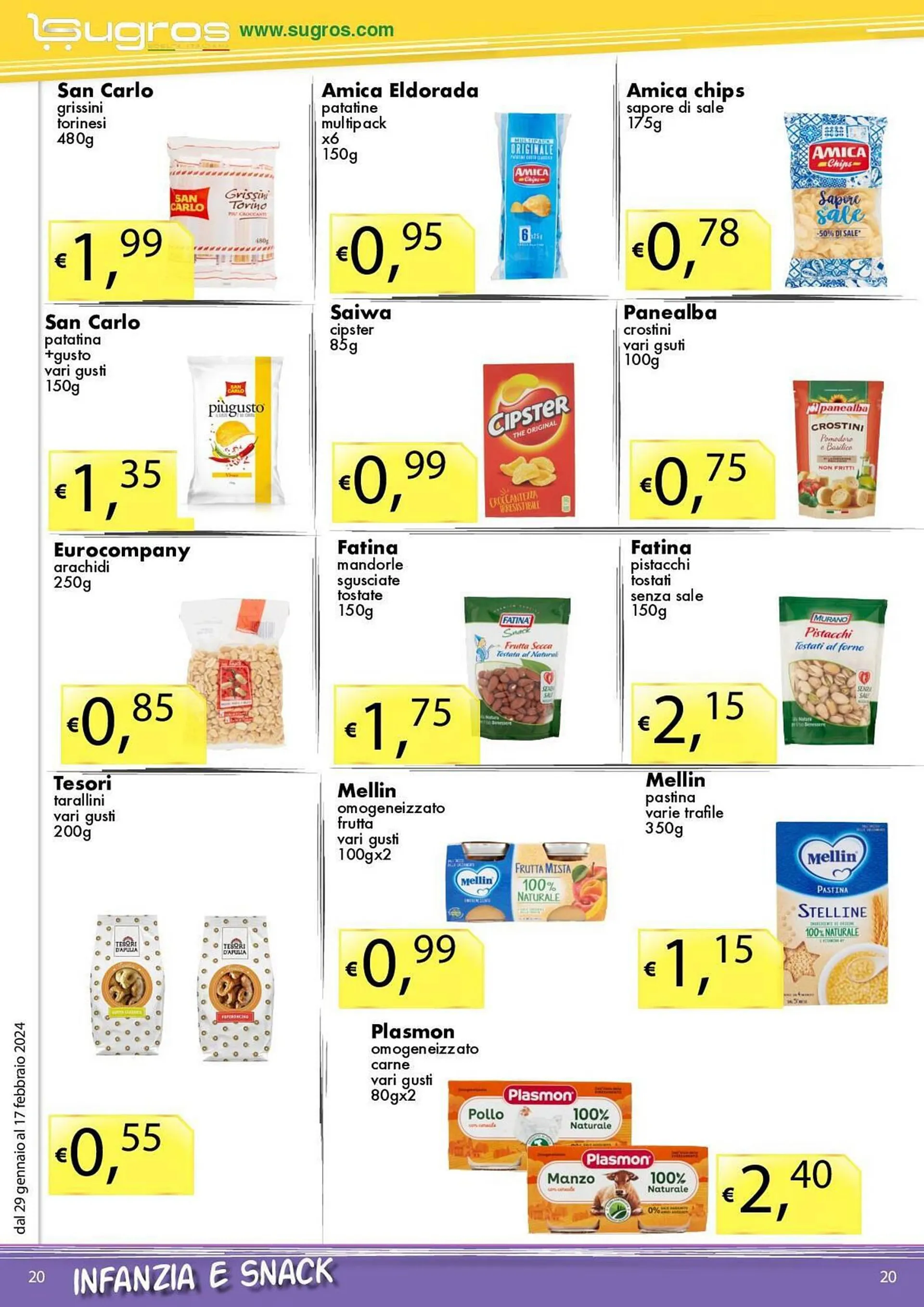 Volantino Sugros da 29 gennaio a 17 febbraio di 2024 - Pagina del volantino 20