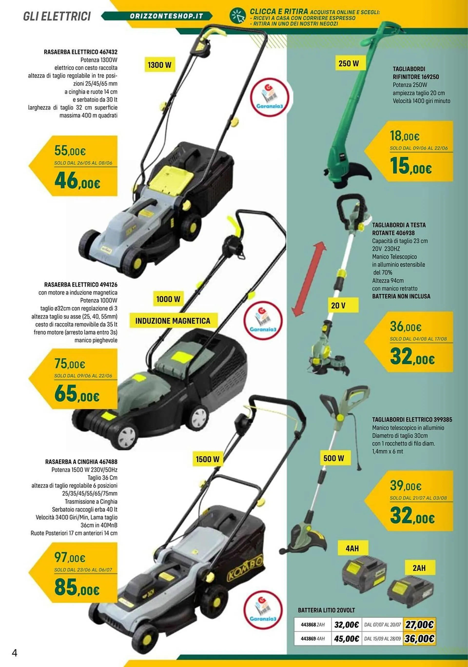 Volantino Orizzonte da 25 aprile a 12 ottobre di 2025 - Pagina del volantino 4