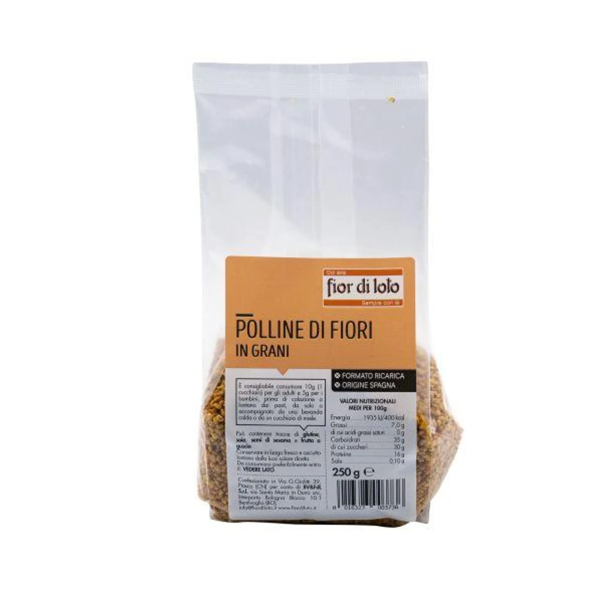 Polline in Grani Fior di Loto Ricarica 250 G