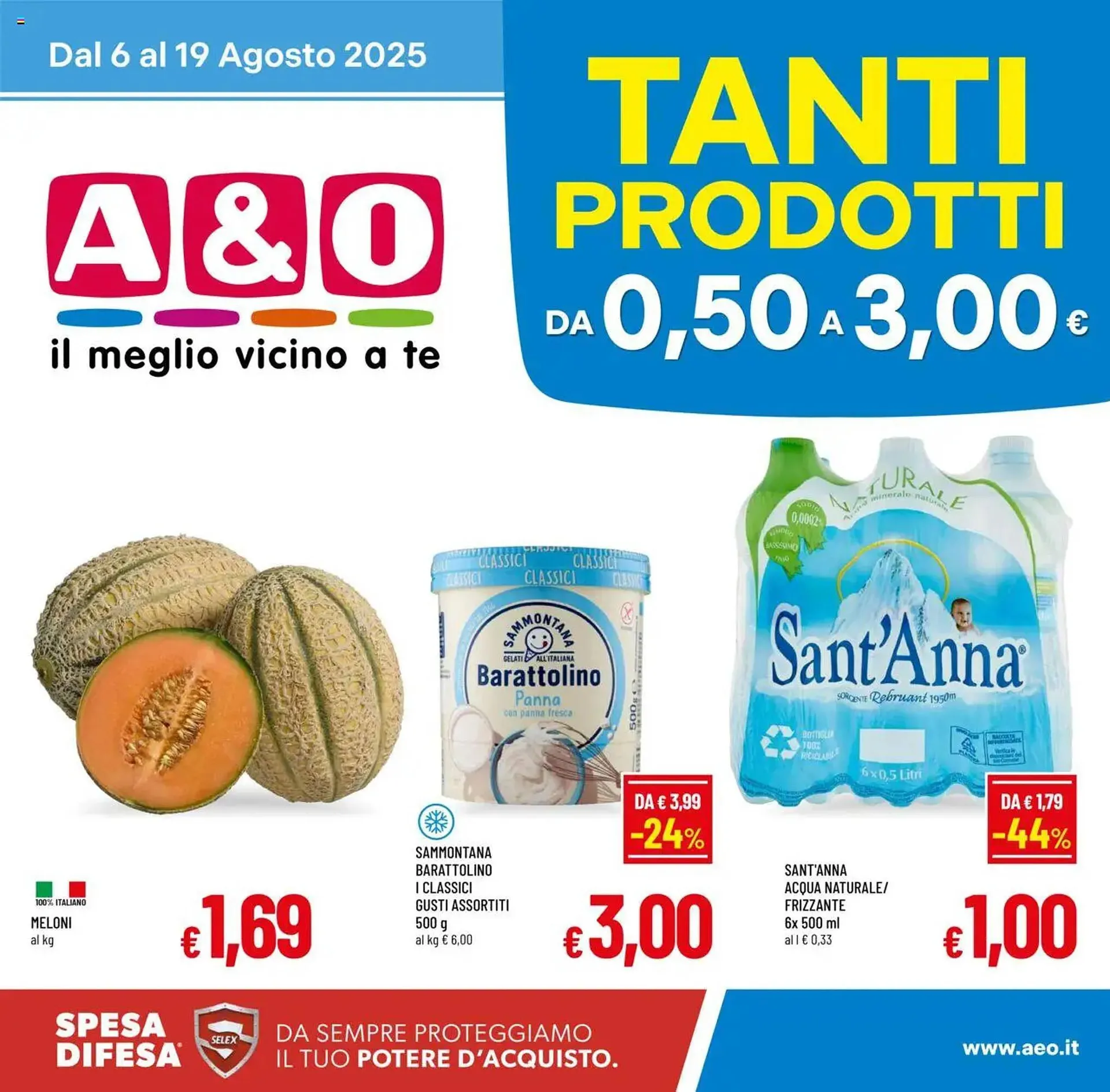 Volantino A&O da 6 agosto a 19 agosto di 2025 - Pagina del volantino 1