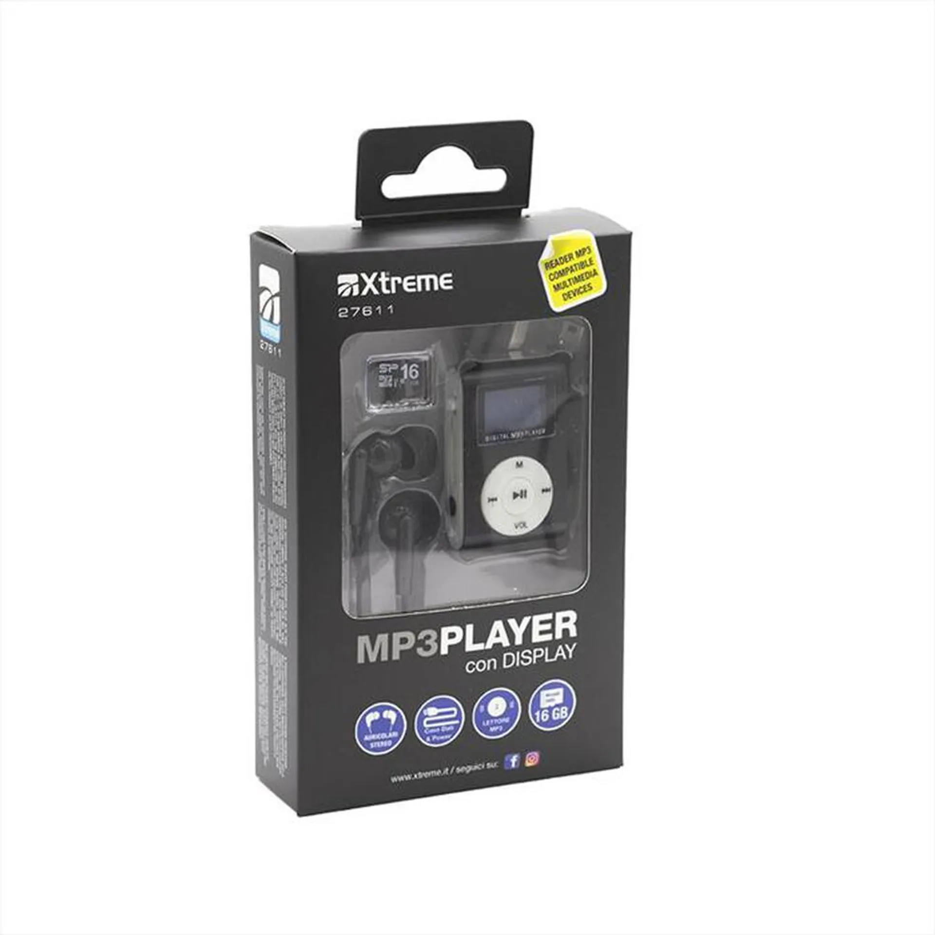 XTREME - 27611 - Lettore file Audio-NERO