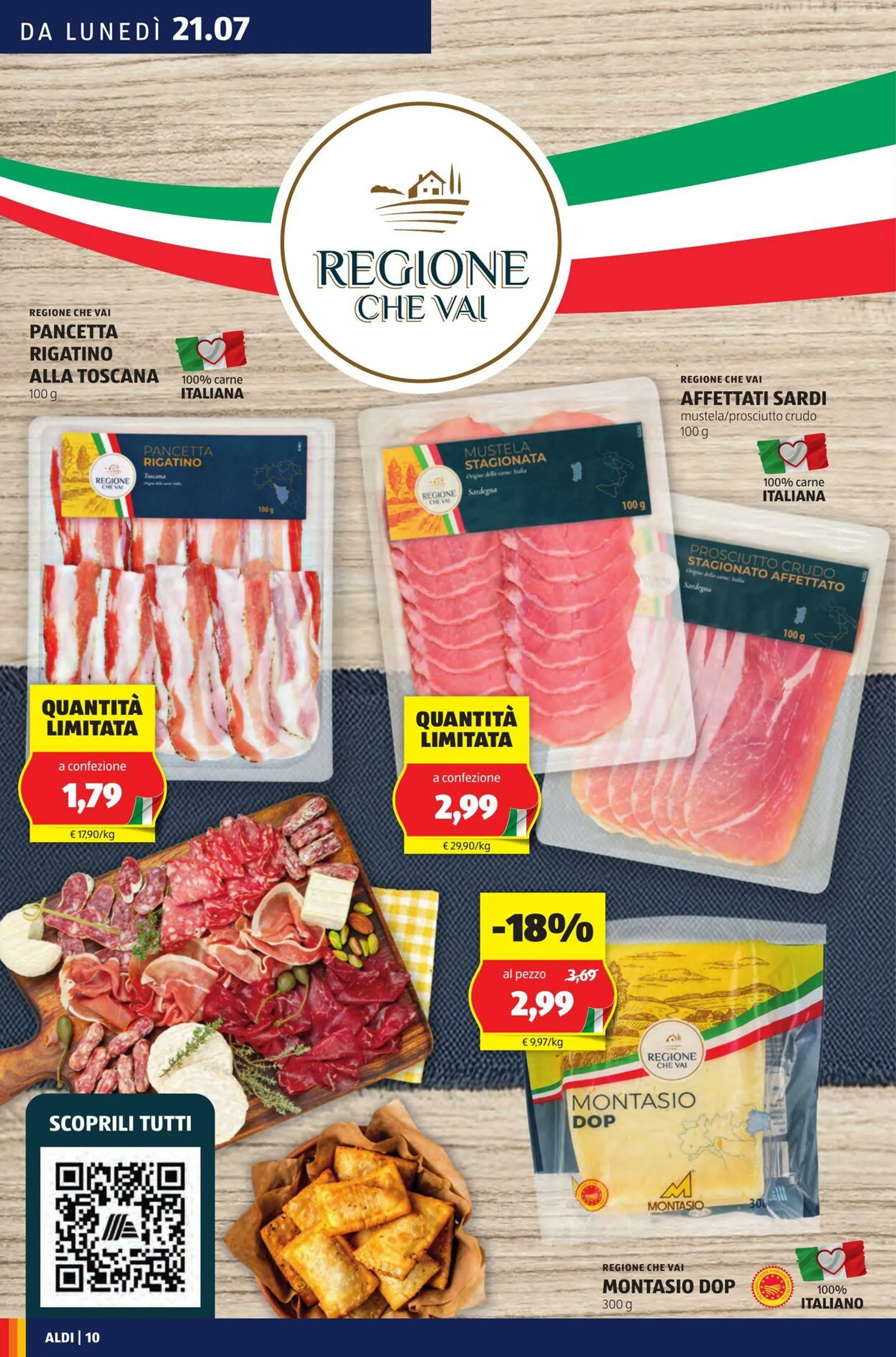 Aldi Volantino attuale da 21 luglio a 27 luglio di 2025 - Pagina del volantino 10