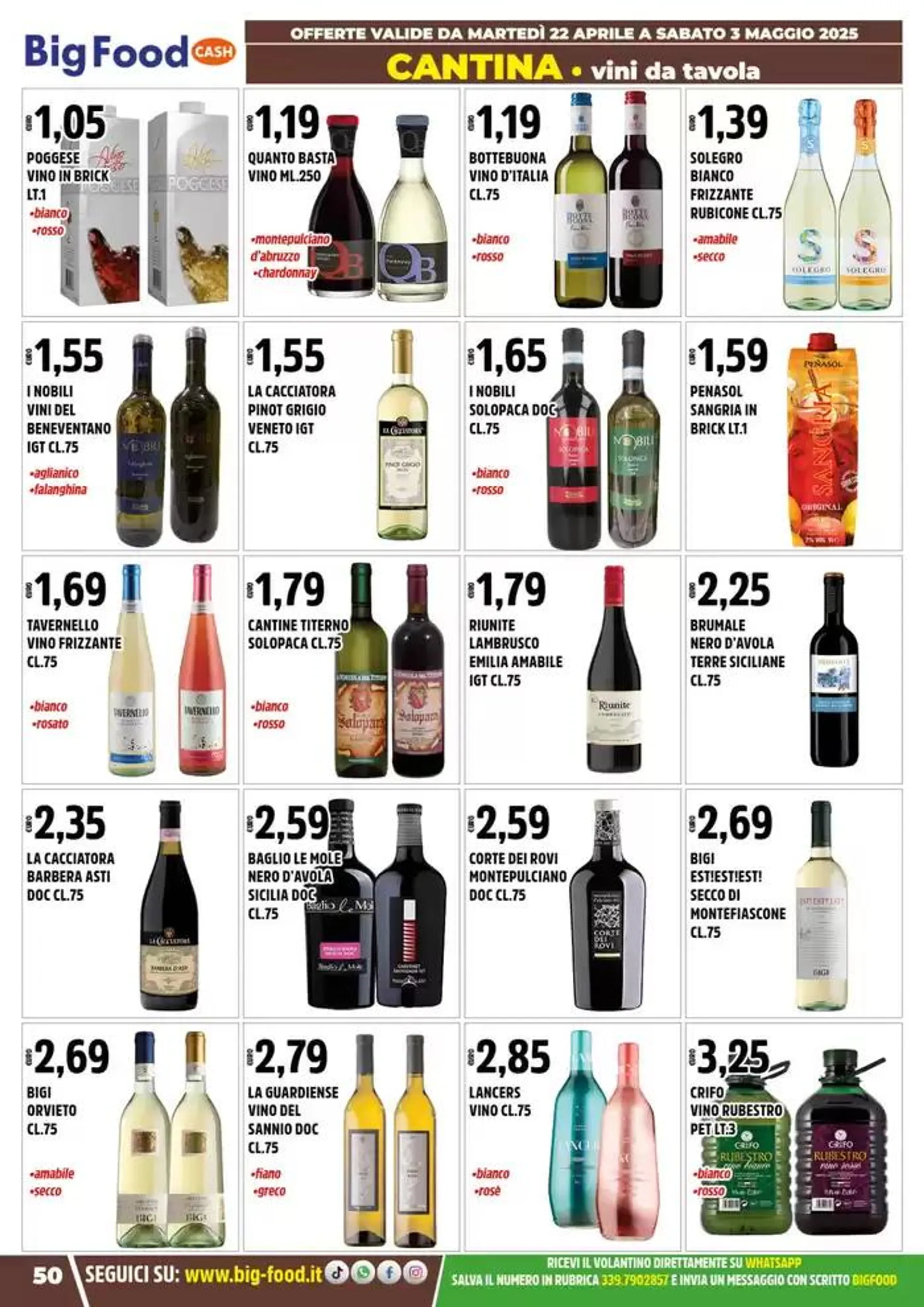 Mega Offerte  da 22 aprile a 3 maggio di 2025 - Pagina del volantino 50