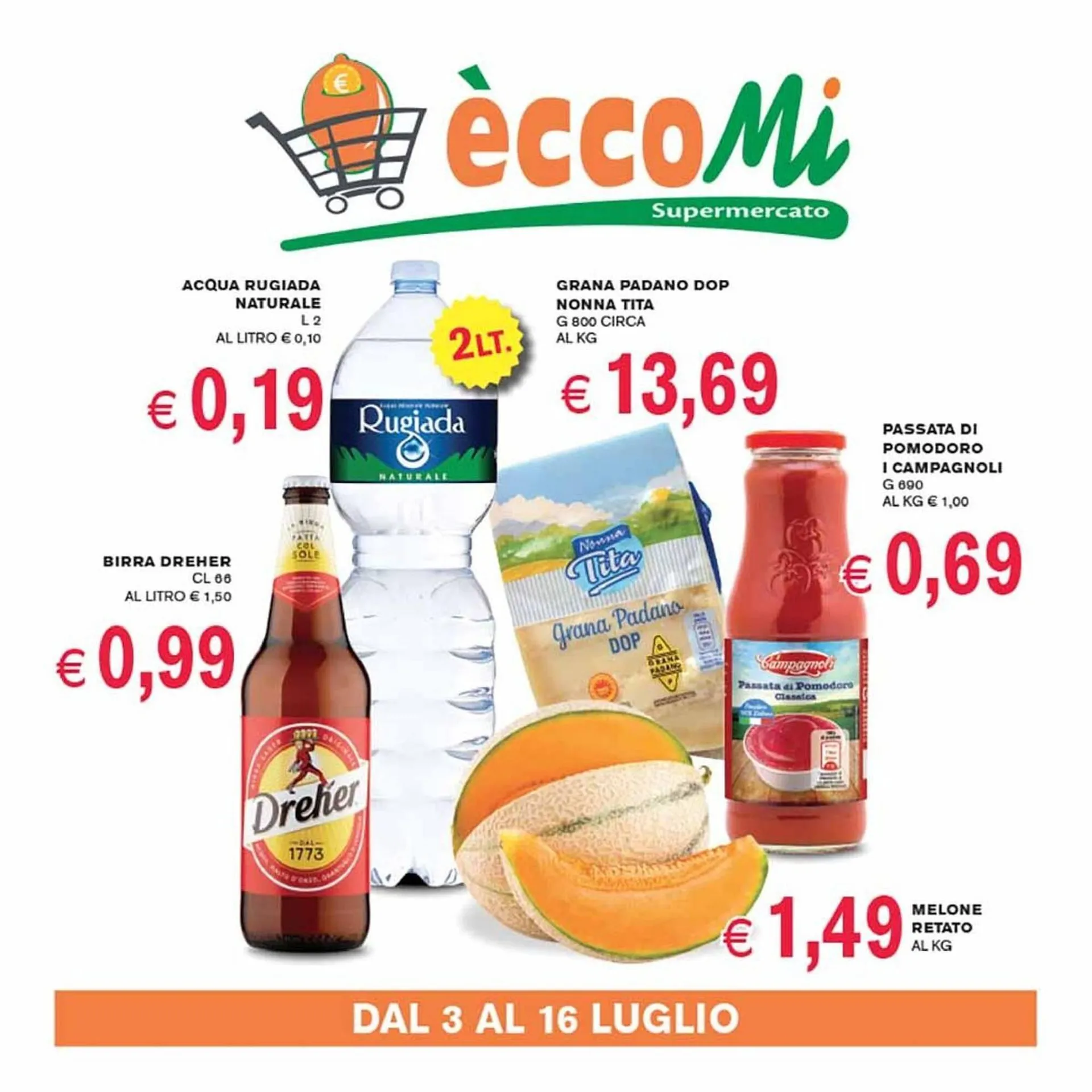 Volantino èccoMI da 3 luglio a 16 luglio di 2025 - Pagina del volantino 1