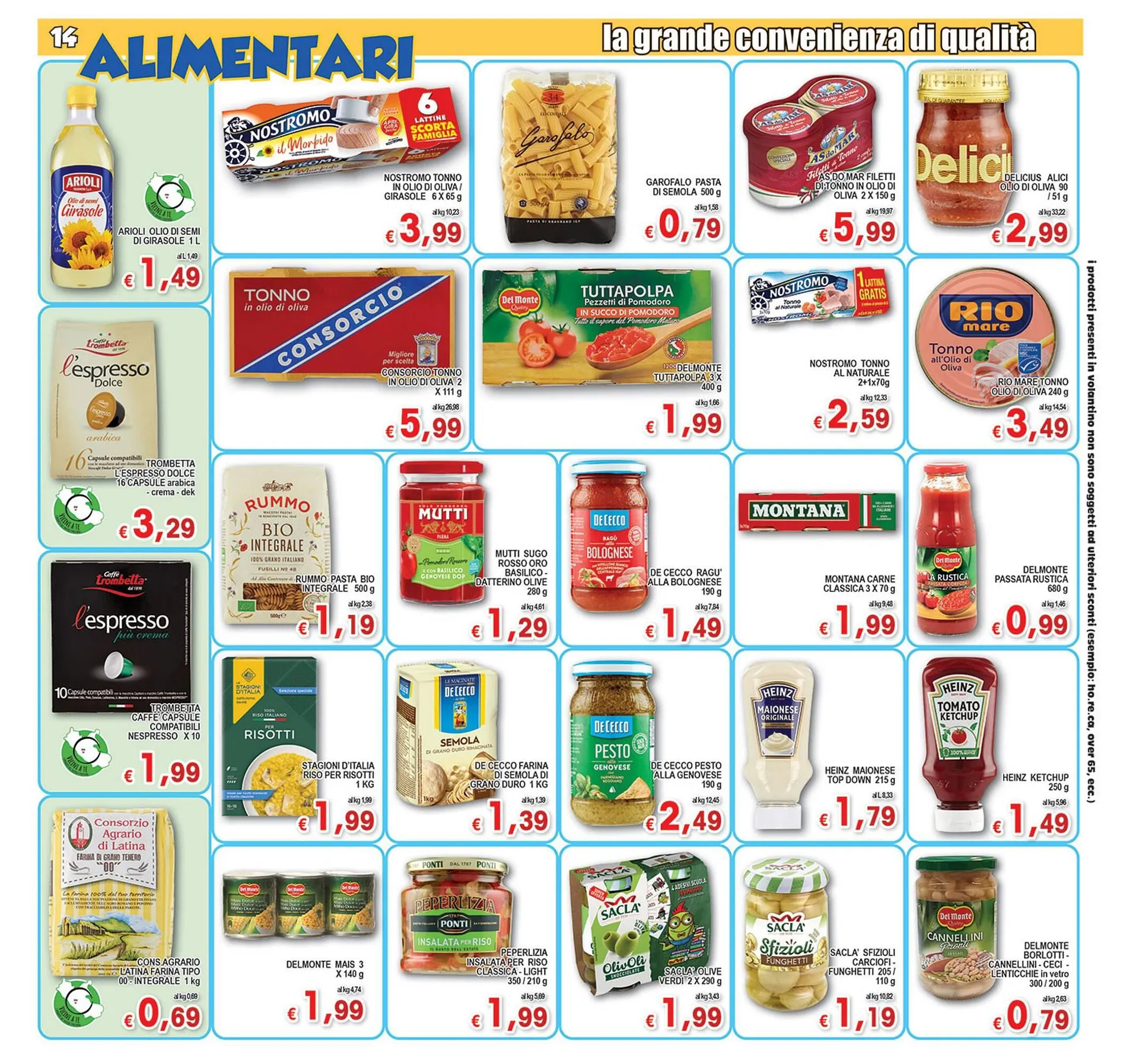 Volantino Top Supermercati da 19 aprile a 26 aprile di 2024 - Pagina del volantino 14