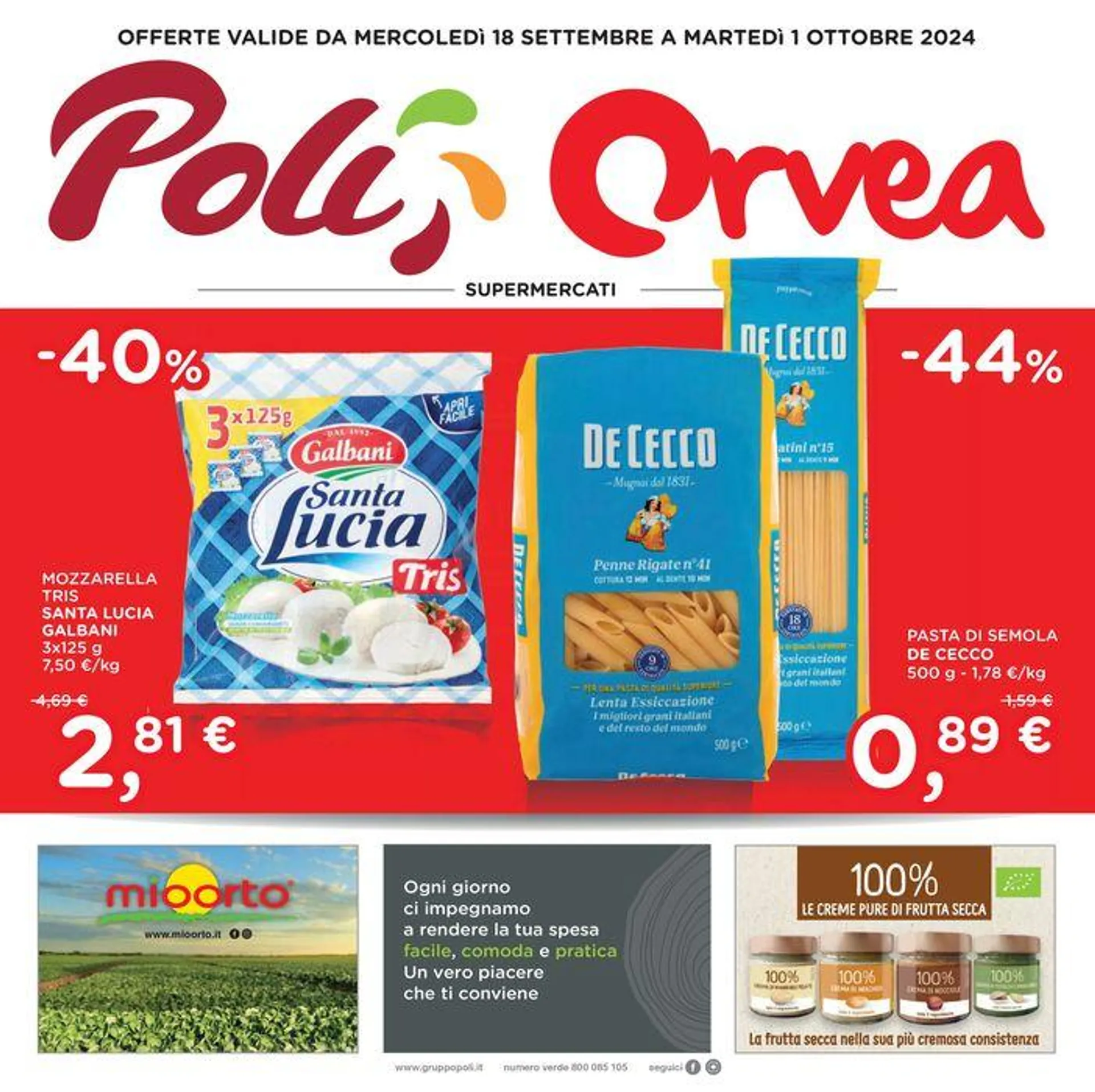 Offerte valide da mercoledi 18 settembre a martedi 1 ottobre 2024 - 1