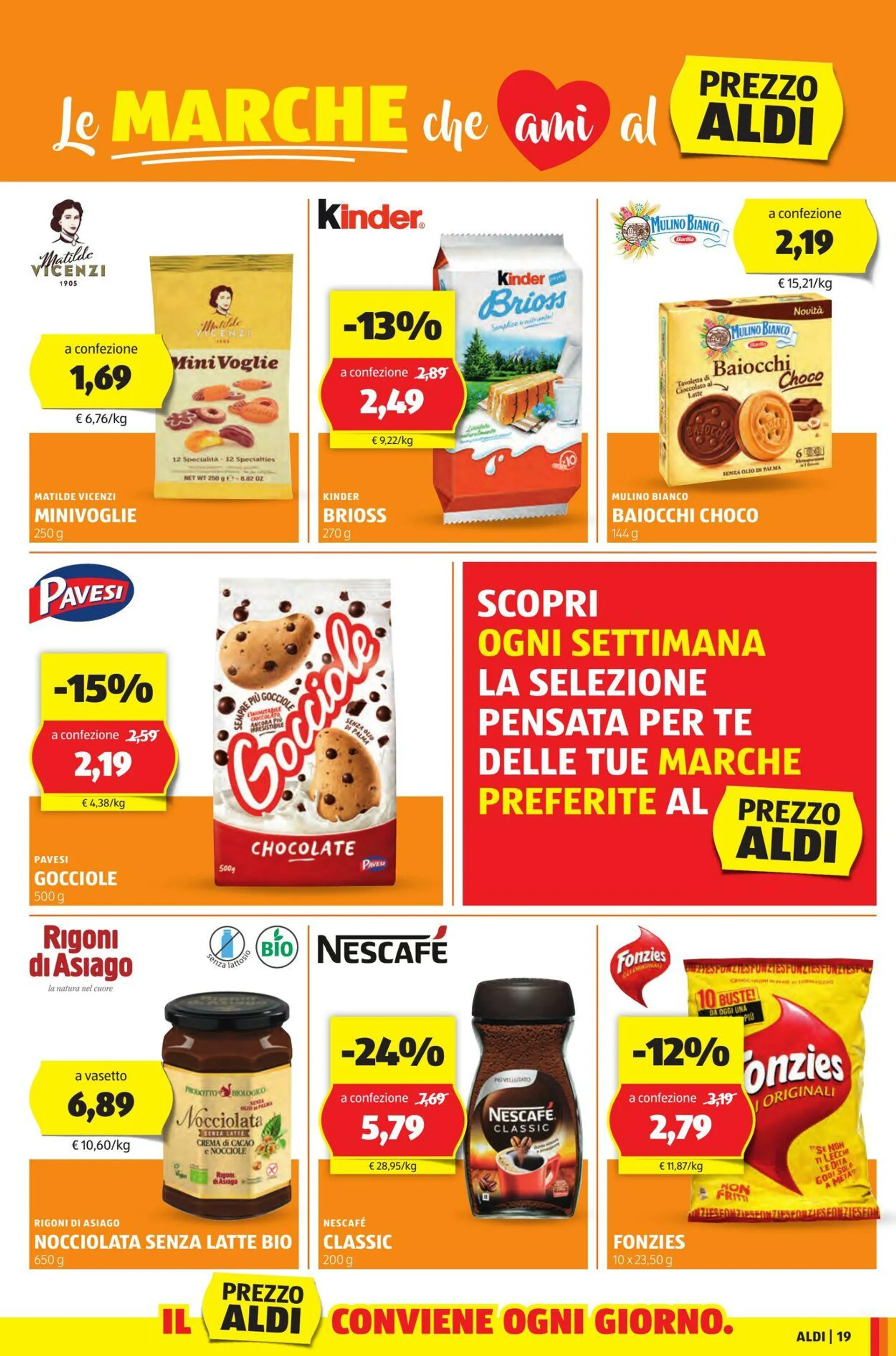 Aldi Volantino attuale da 21 aprile a 27 aprile di 2025 - Pagina del volantino 19