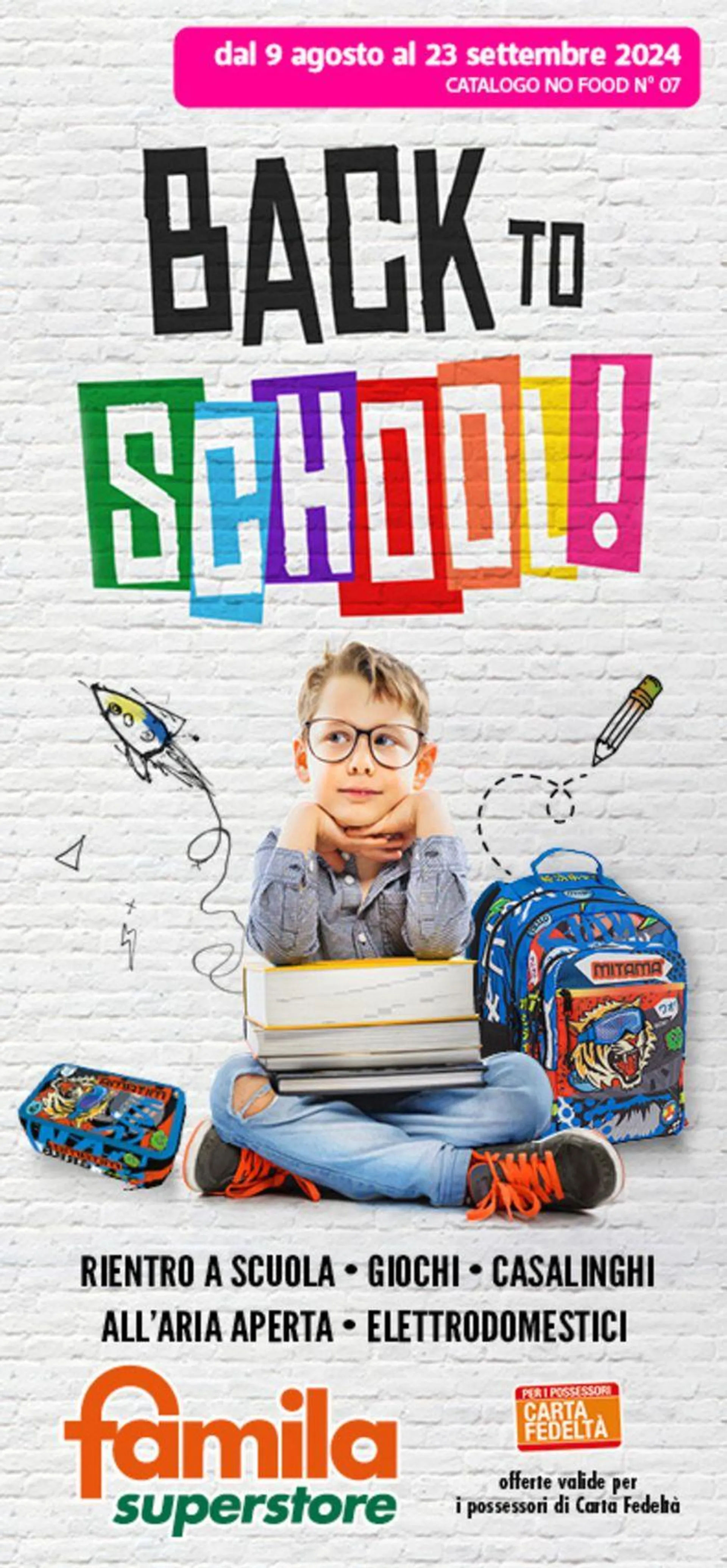 Back to school da 9 agosto a 23 settembre di 2024 - Pagina del volantino 1