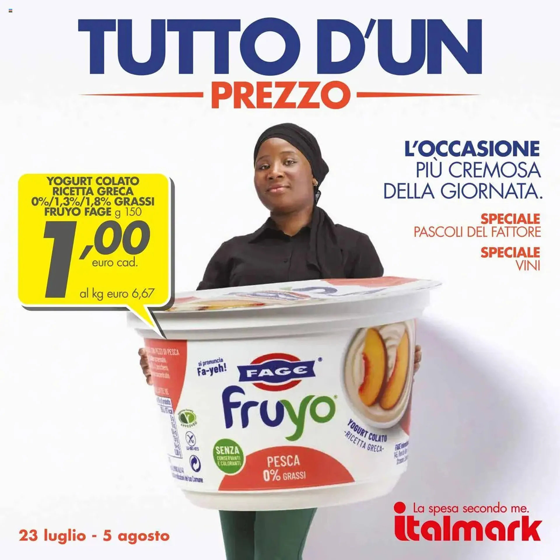 Volantino Italmark da 23 luglio a 5 agosto di 2025 - Pagina del volantino 1