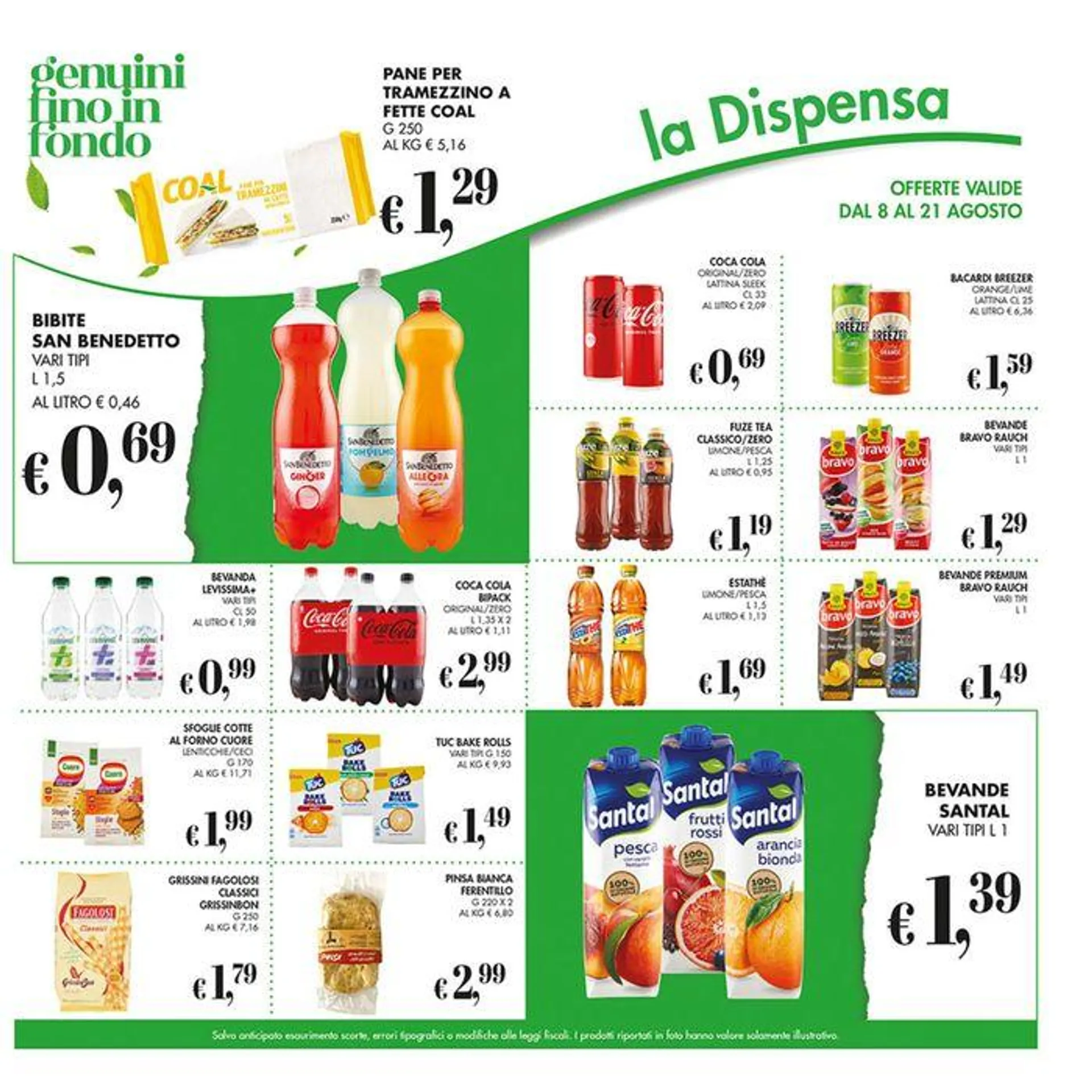 Offerte valide dall 8 al 21 agosto - 15