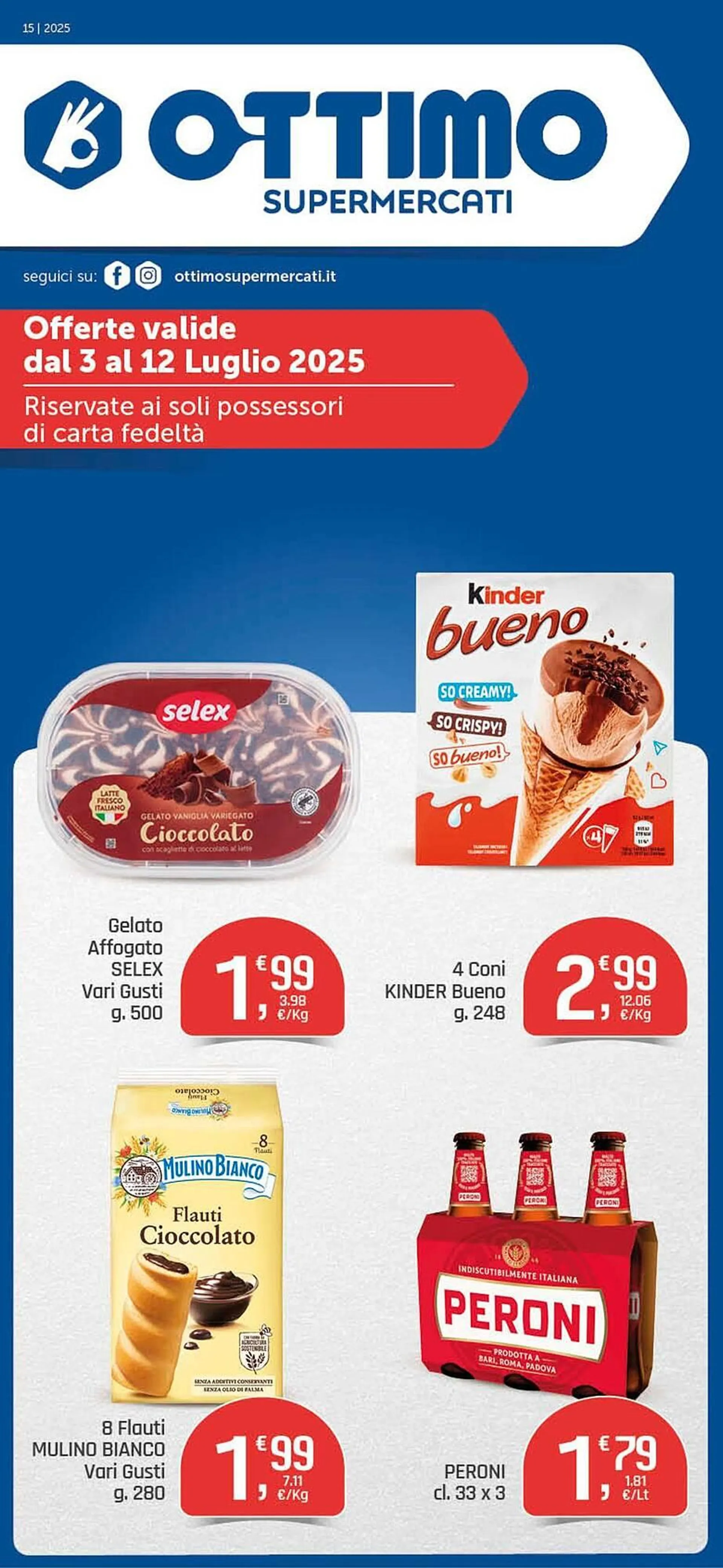 Volantino Ottimo Market da 1 luglio a 12 luglio di 2025 - Pagina del volantino 1