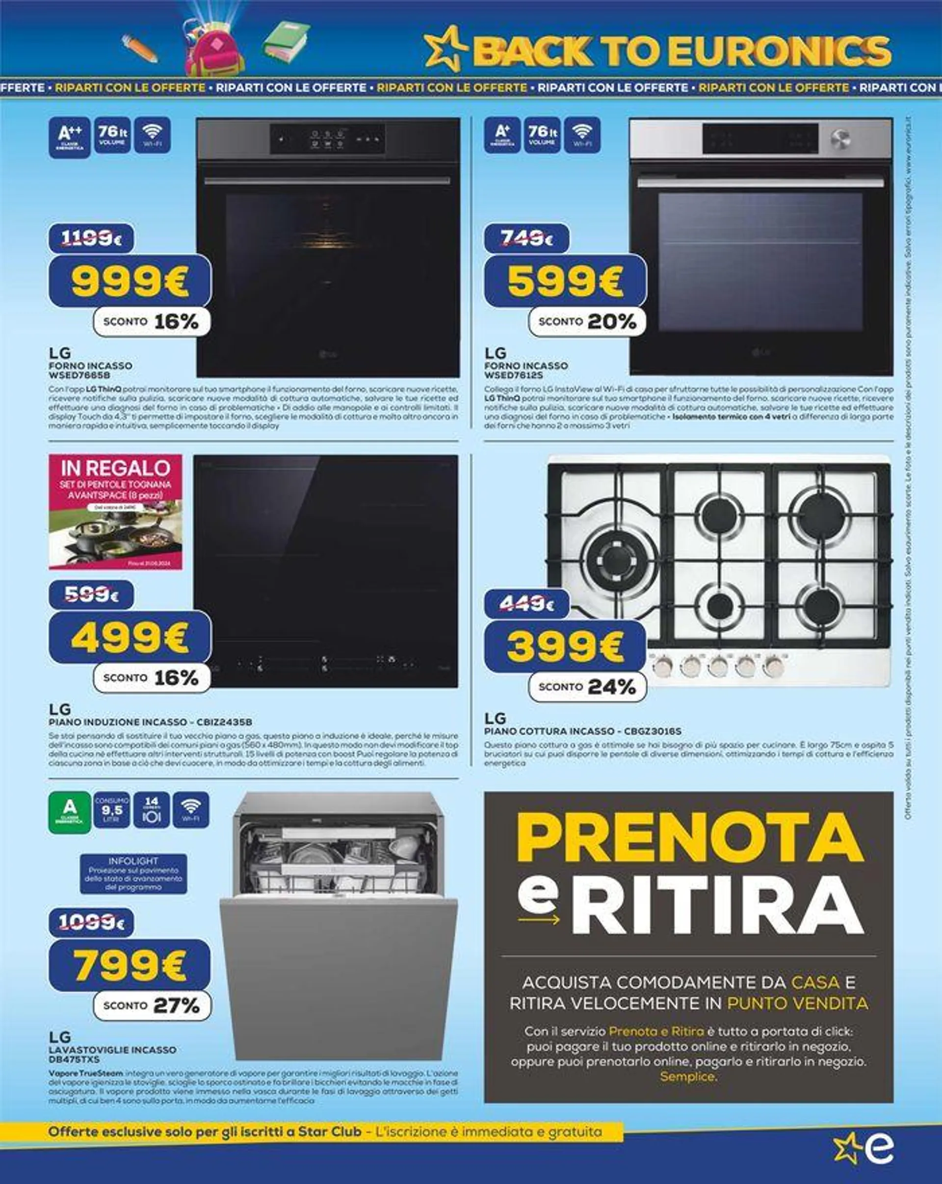 Back to Euronics da 22 agosto a 11 settembre di 2024 - Pagina del volantino 19