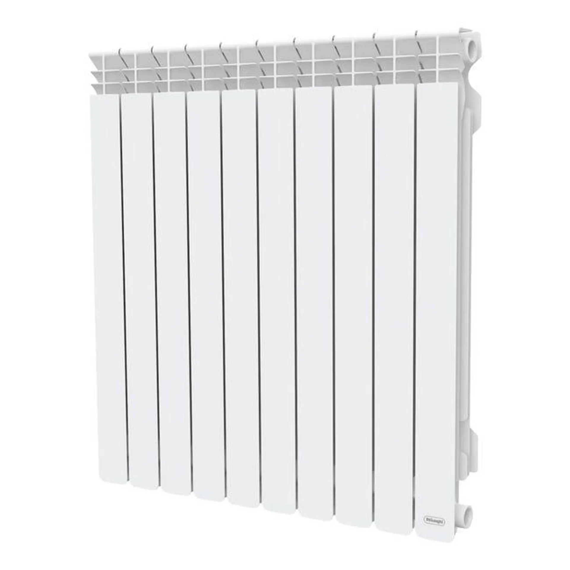 Radiatore acqua calda DE'LONGHI Marvys in alluminio, 10 elementi interasse 80 cm, bianco